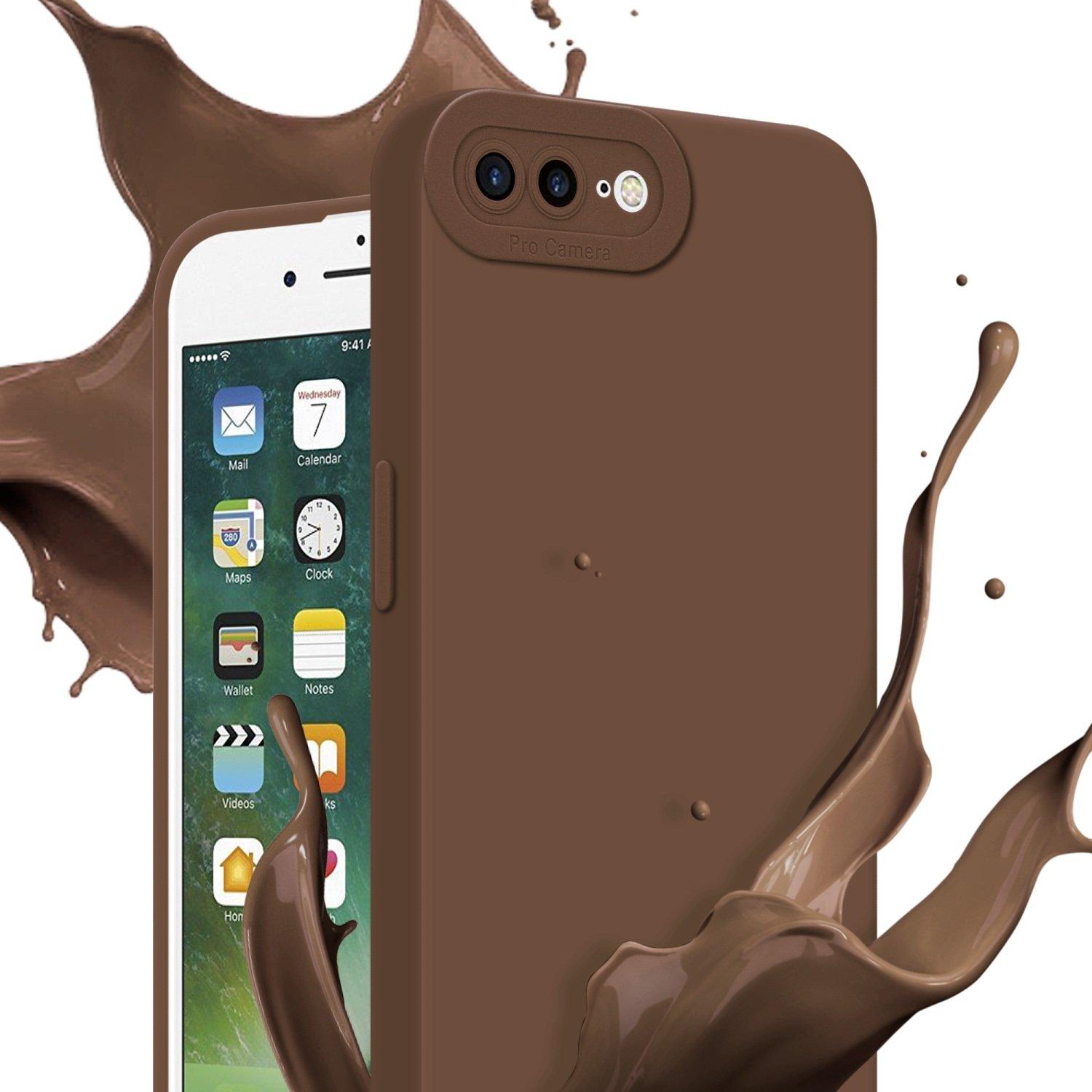 Cadorabo Hülle für Apple iPhone 7 PLUS 7S PLUS 8 PLUS TPU Silikon