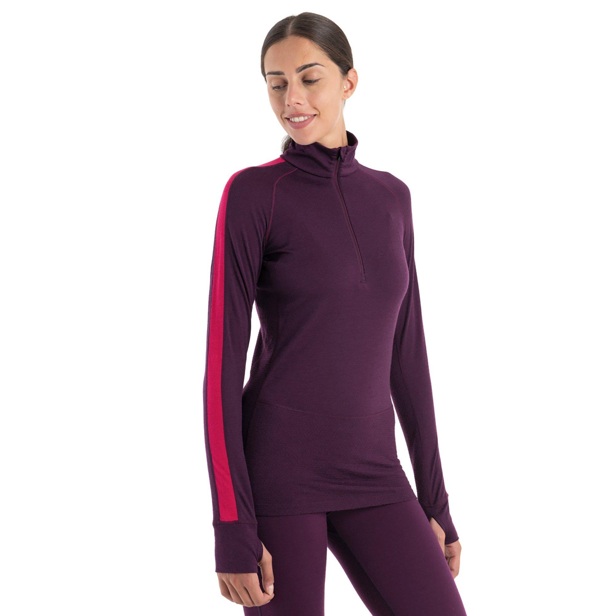 Icebreaker Mer ZoneKnit 200 LS Half Zip Thermoshirt, Half-Zip, langarm