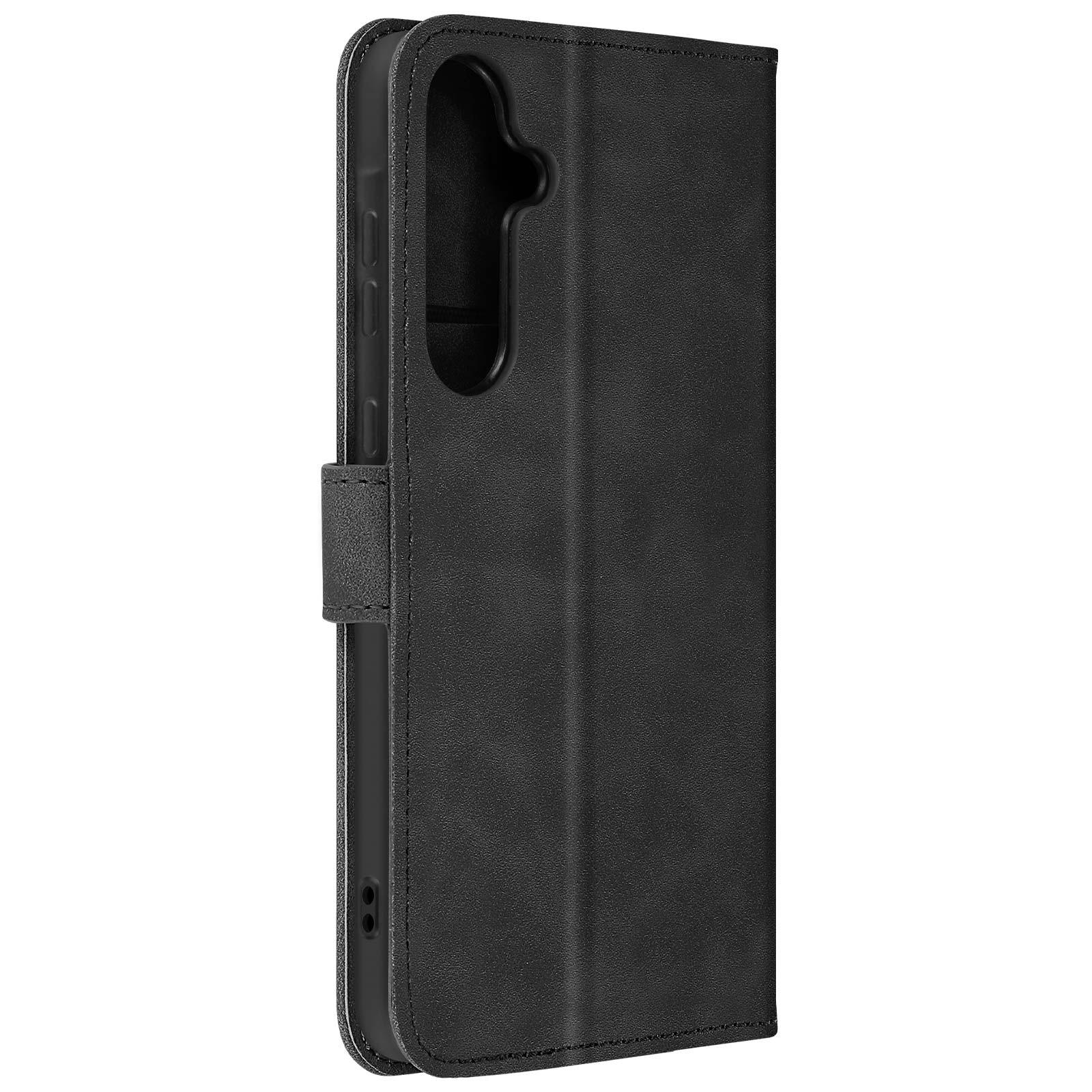 Avizar Soft-Touch Etui Samsung A35 5G Schwarz