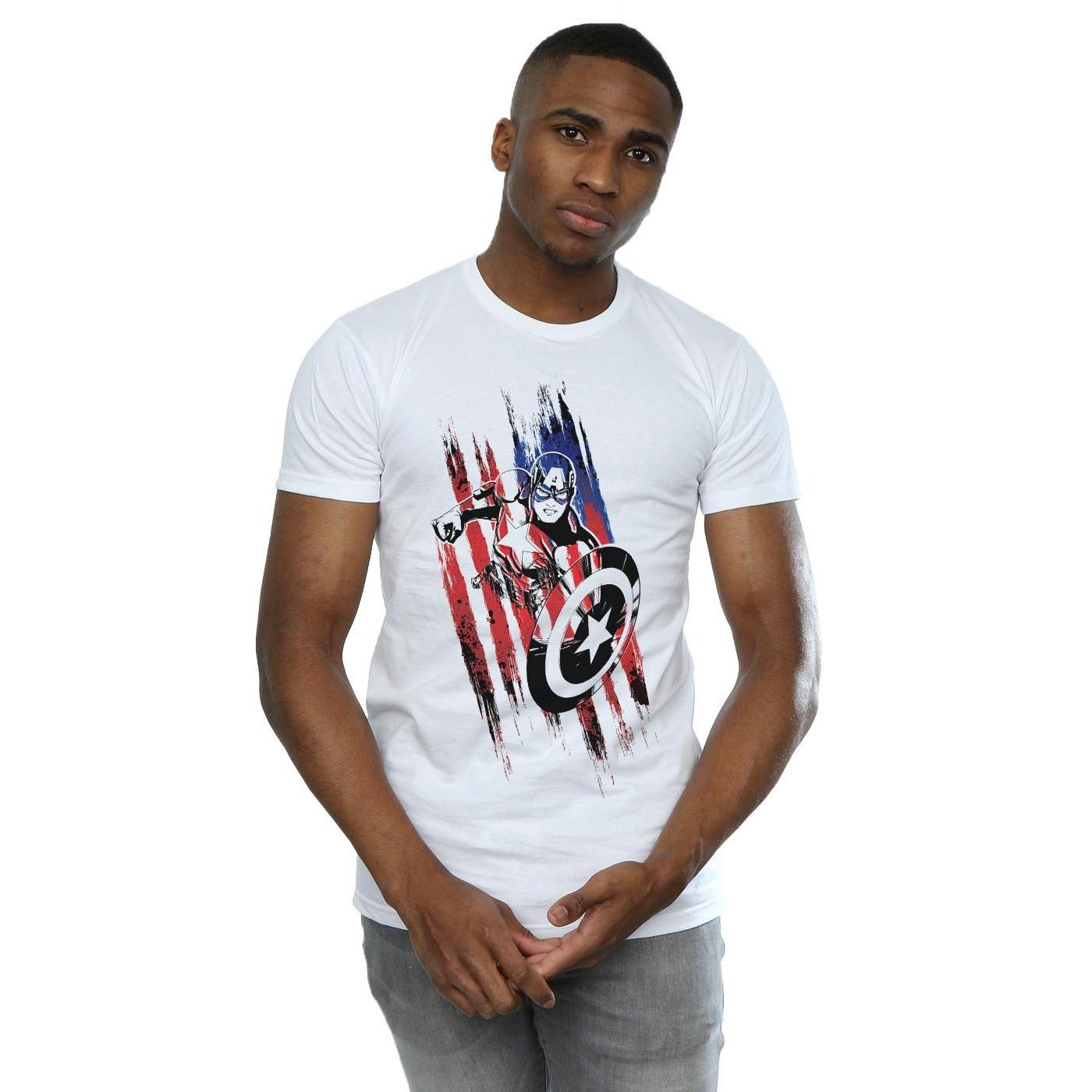 MARVEL Avengers Captain America Grafikdruck T-Shirt