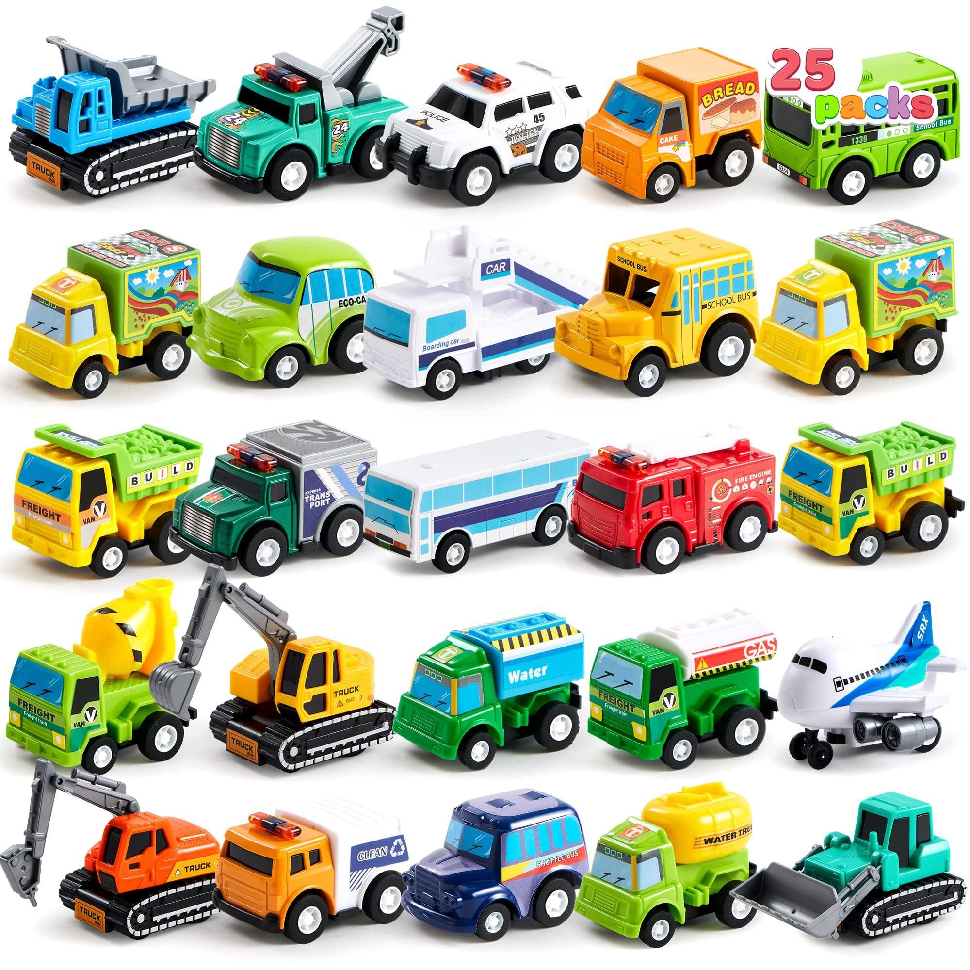 Activity-board Spielzeug Auto Set, Baufahrzeuge Auto Kit für Kinder mit Elektroauto, Flugzeug