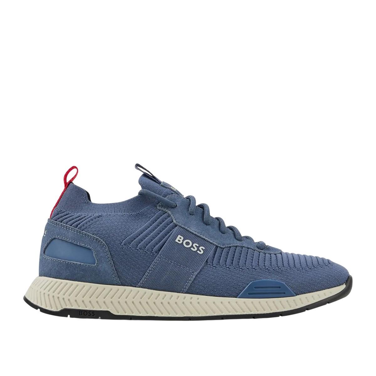 BOSS Sneaker Titanium, WildlederPanel