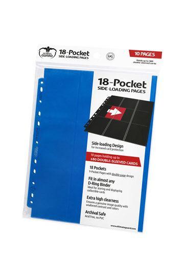 Ultimate Guard Ultimate Guard 18-Pocket Pages Side-Loading Blau (10)