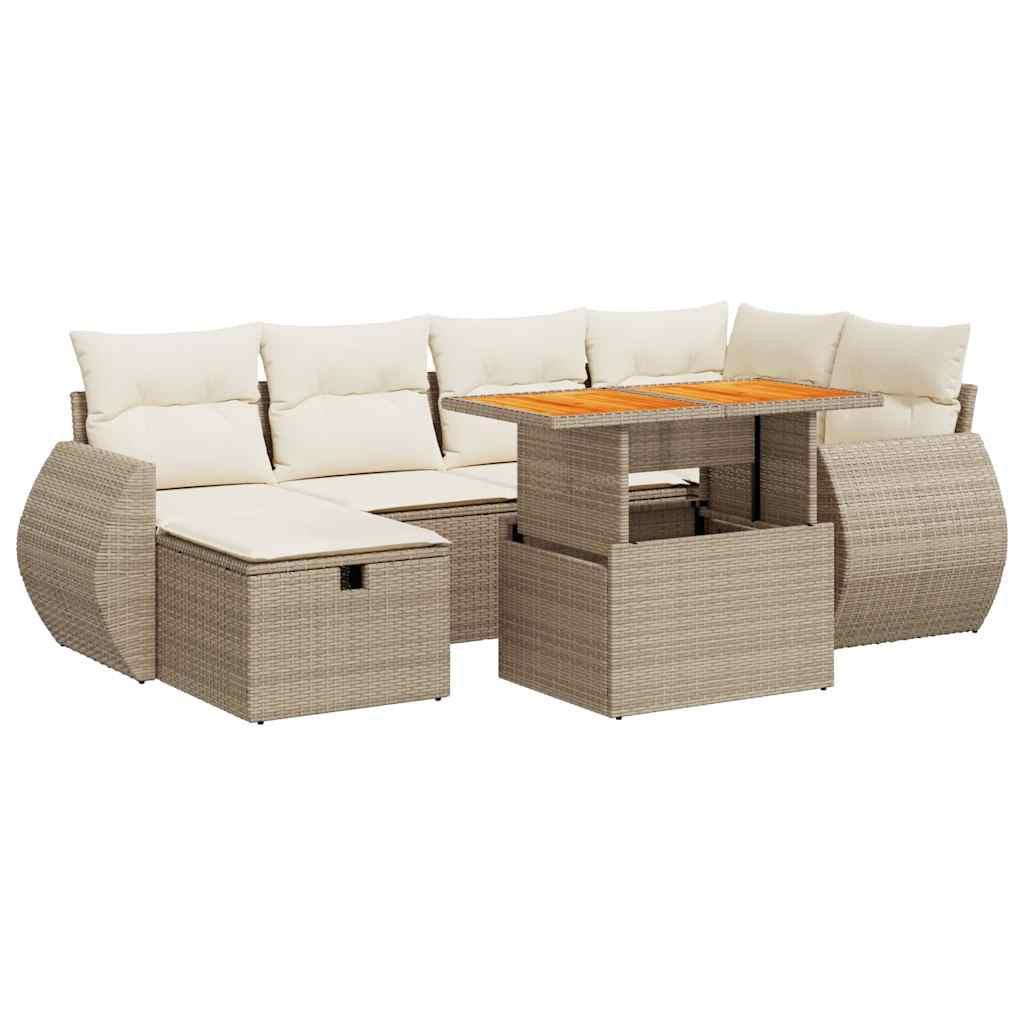 VidaXL Garten sofagarnitur poly-rattan