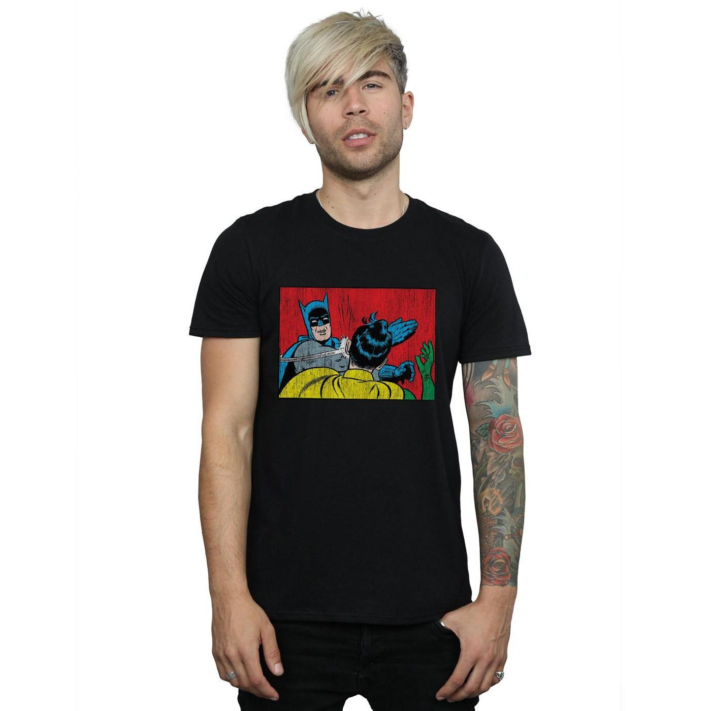 DC COMICS Batman Robin Slap T-Shirt