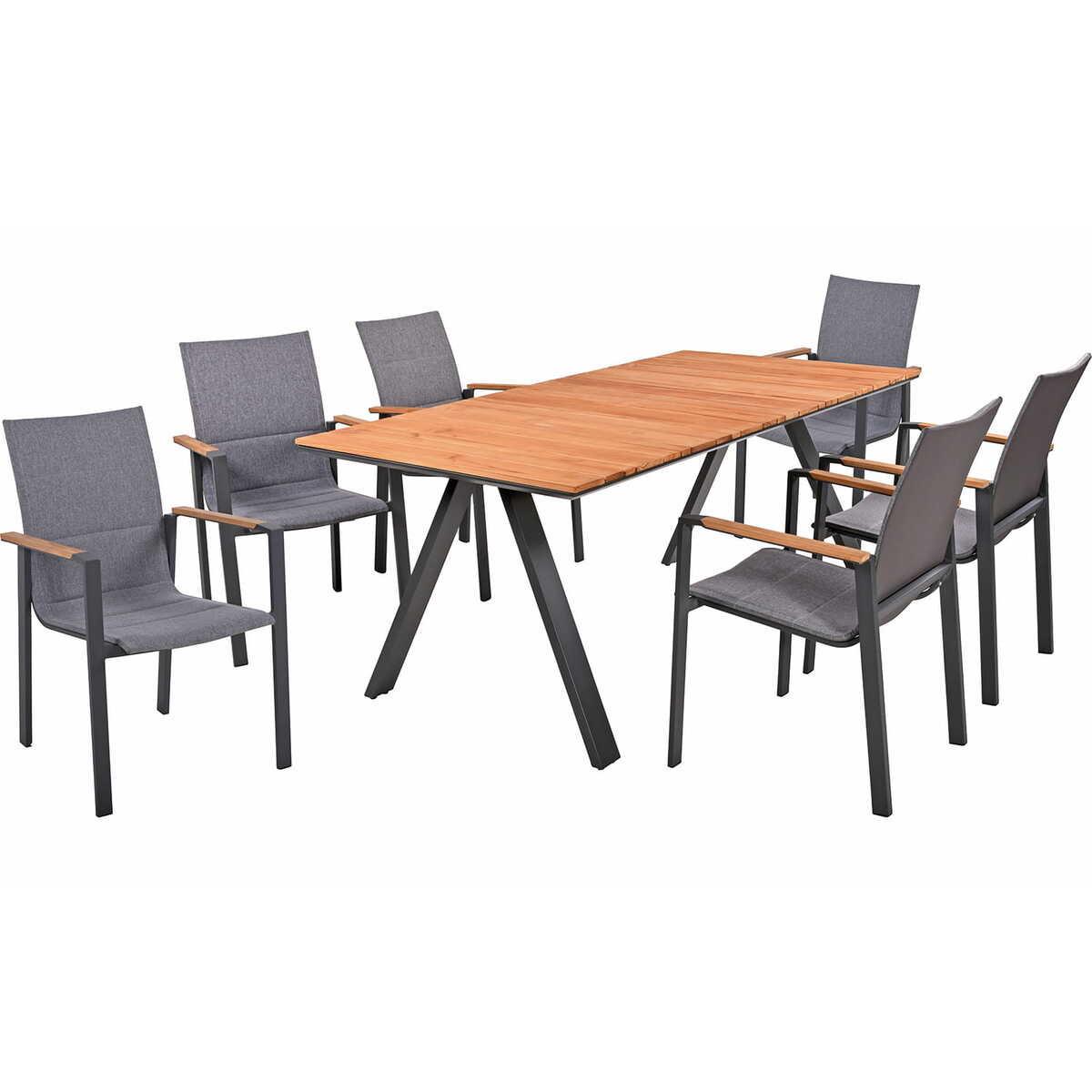 mutoni pleasure Garten Essgruppe Davina I natur (7-tlg)