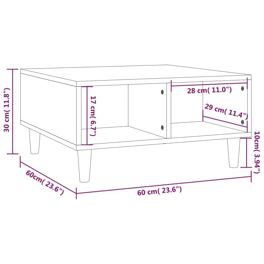 VidaXL Couchtisch holzwerkstoff