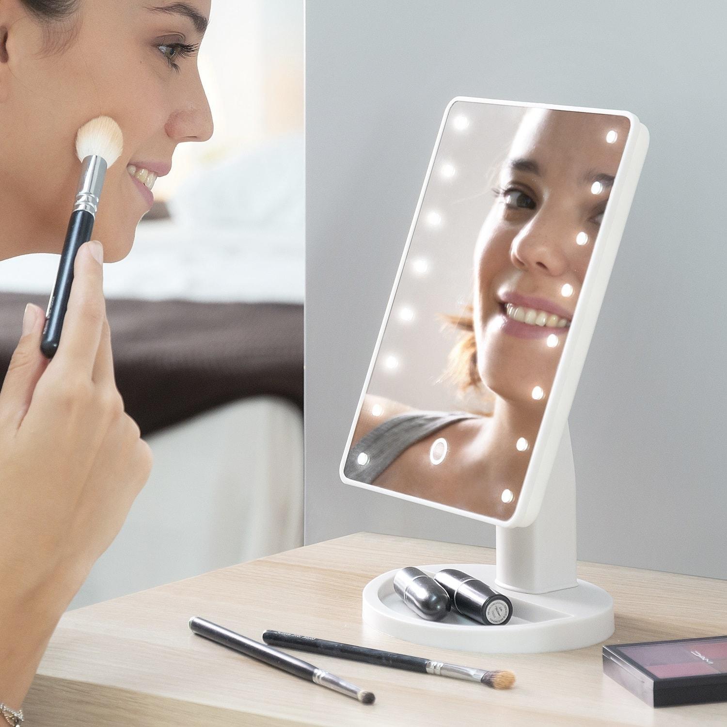 InnovaGoods Verstellbarer Schminkspiegel mit LED