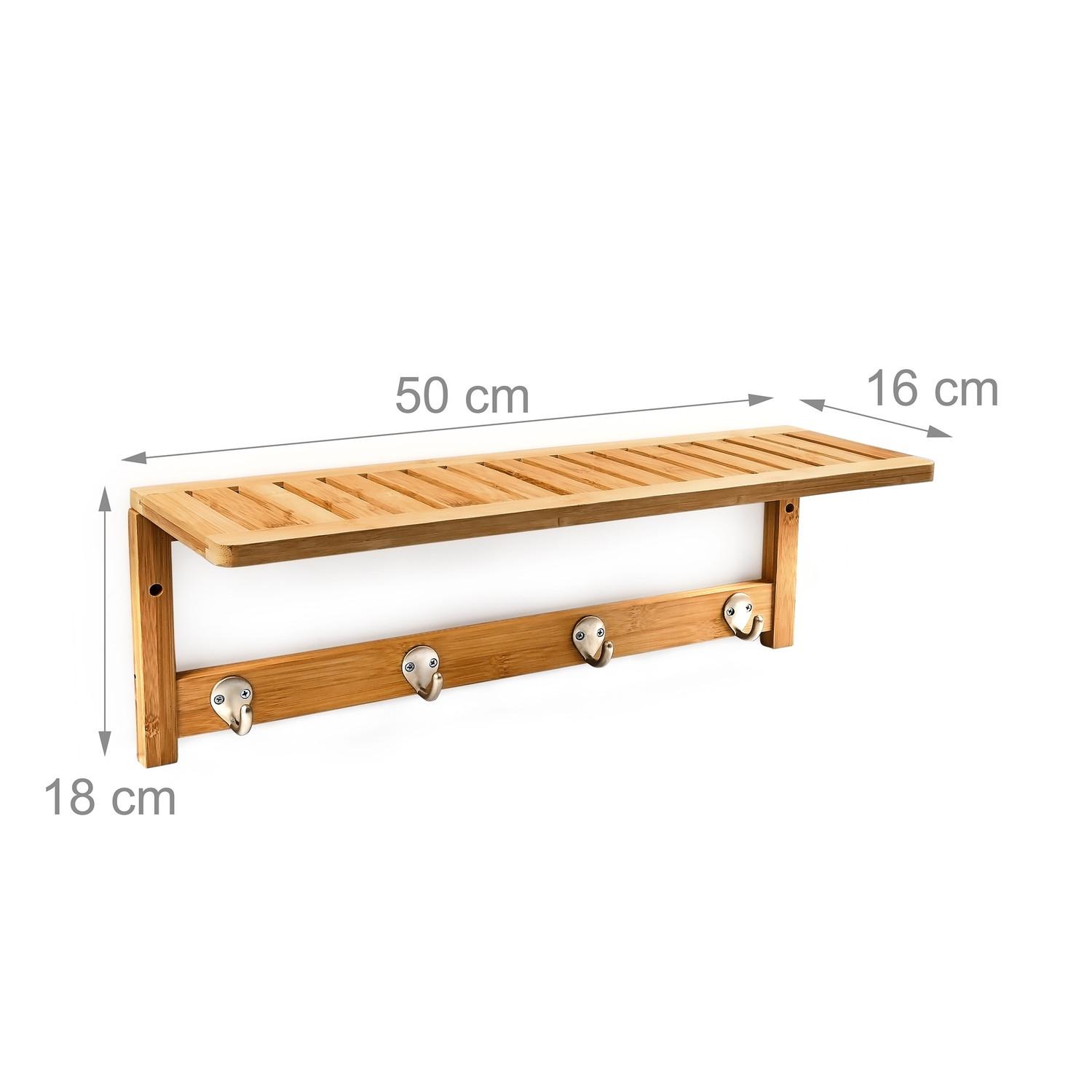 B2X Wandregal mit Hakenleiste