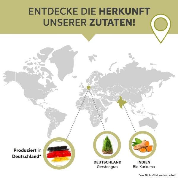 Eltabia Bio Kurkuma Gerstengras Kapseln