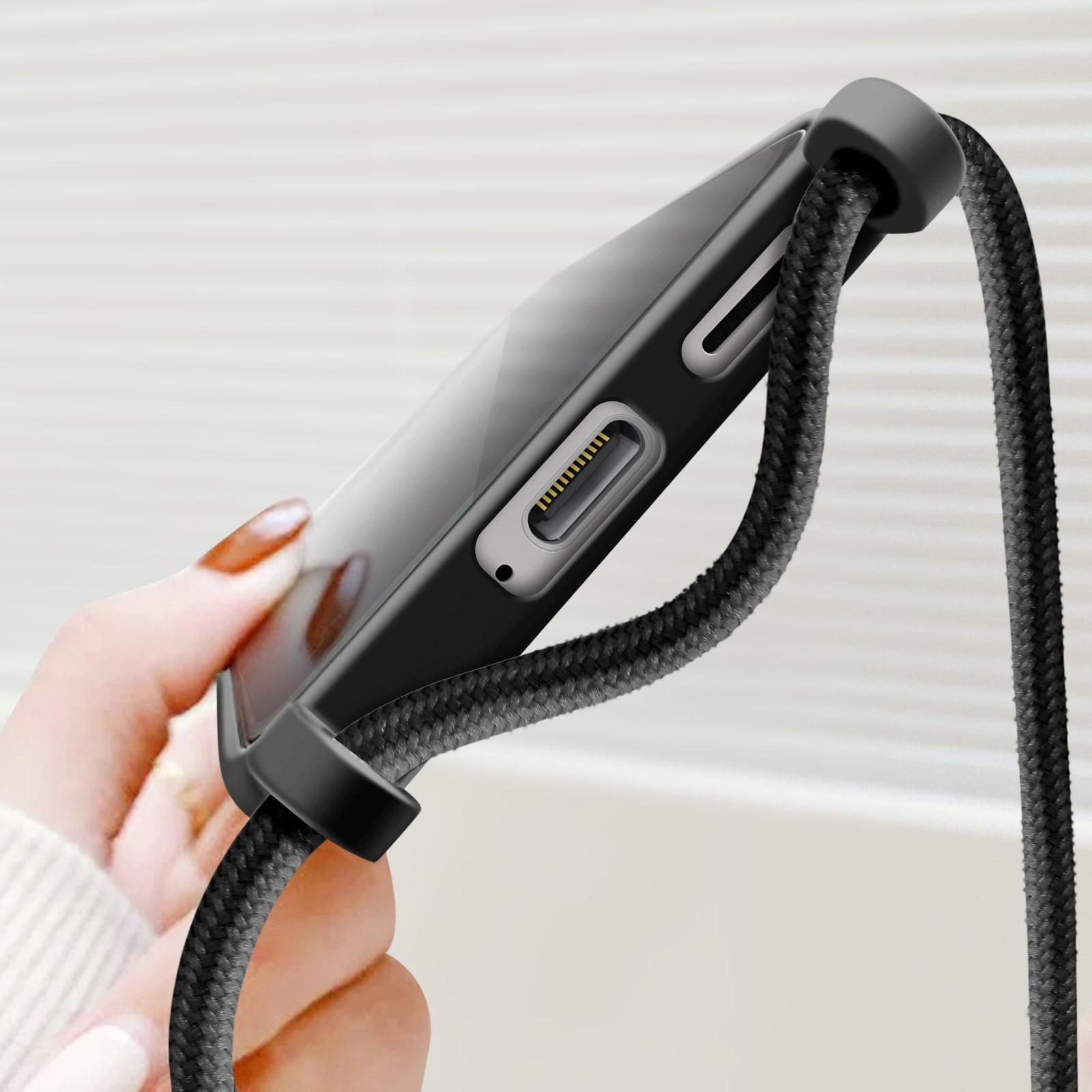 Avizar Kettenhülle Samsung S24 Plus Schwarz