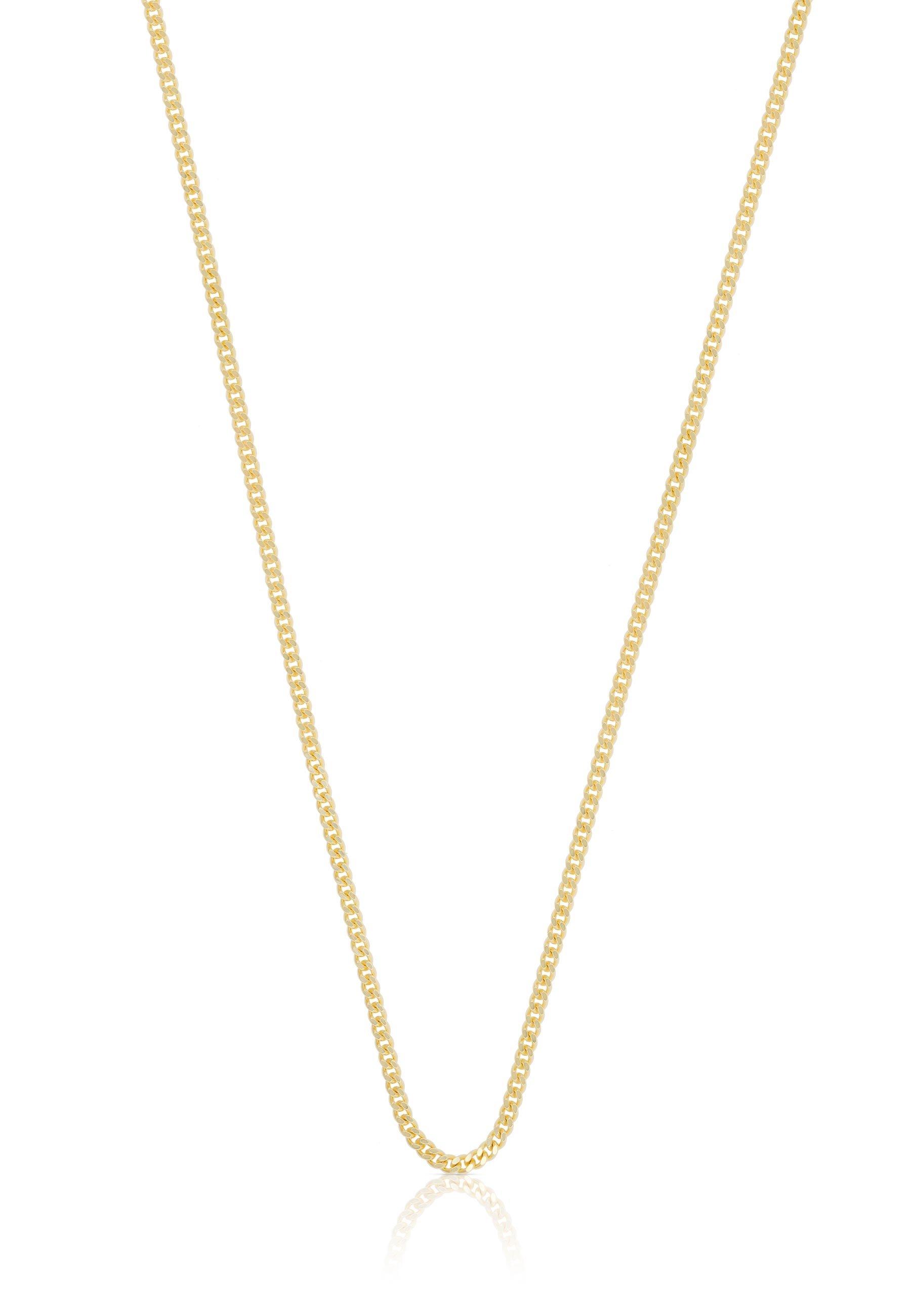 MUAU Schmuck Collier Panzer Gelbgold 750, 1.4mm, 60cm