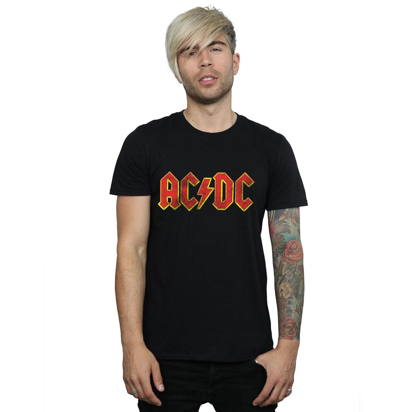 AC/DC ACDC Logo Print T-Shirt