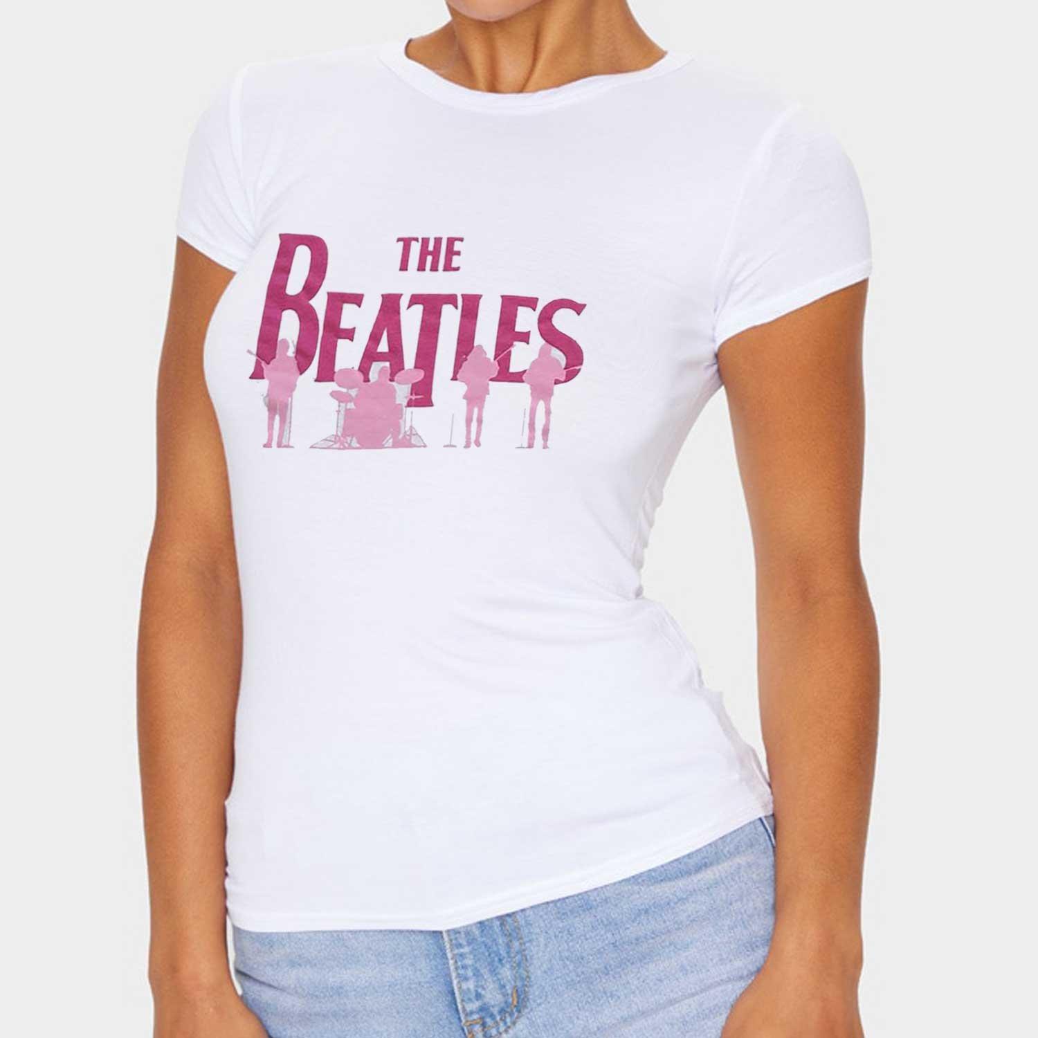 The Beatles Hi-Build Grafik-Print T-Shirt