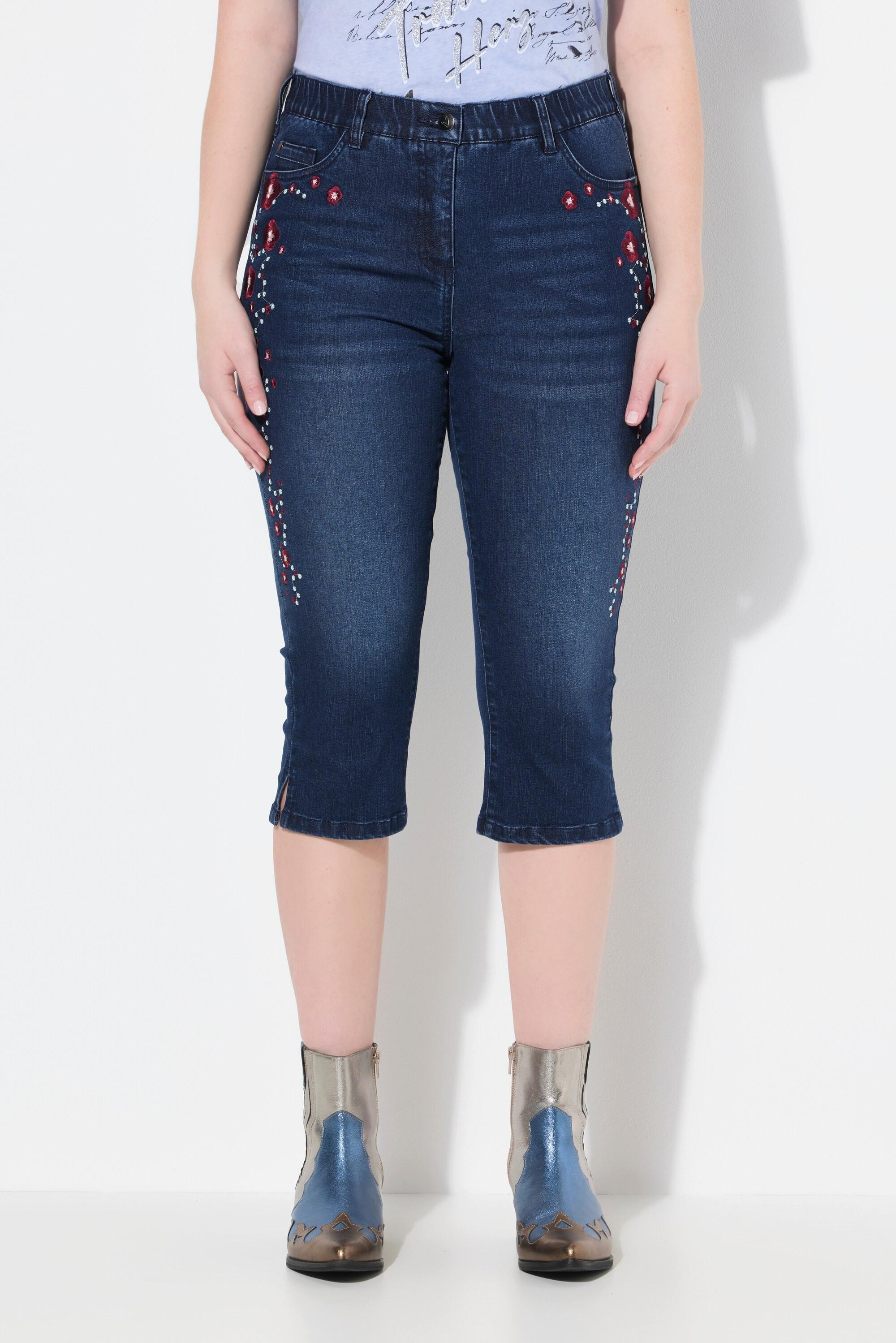 Ulla Popken Sarah Caprijeans Trachten-Stickerei