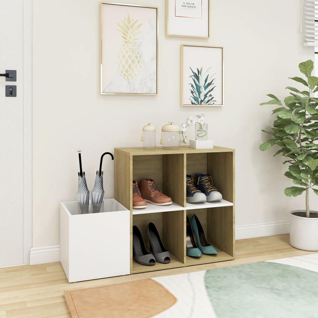 VidaXL Schuhschrank holzwerkstoff