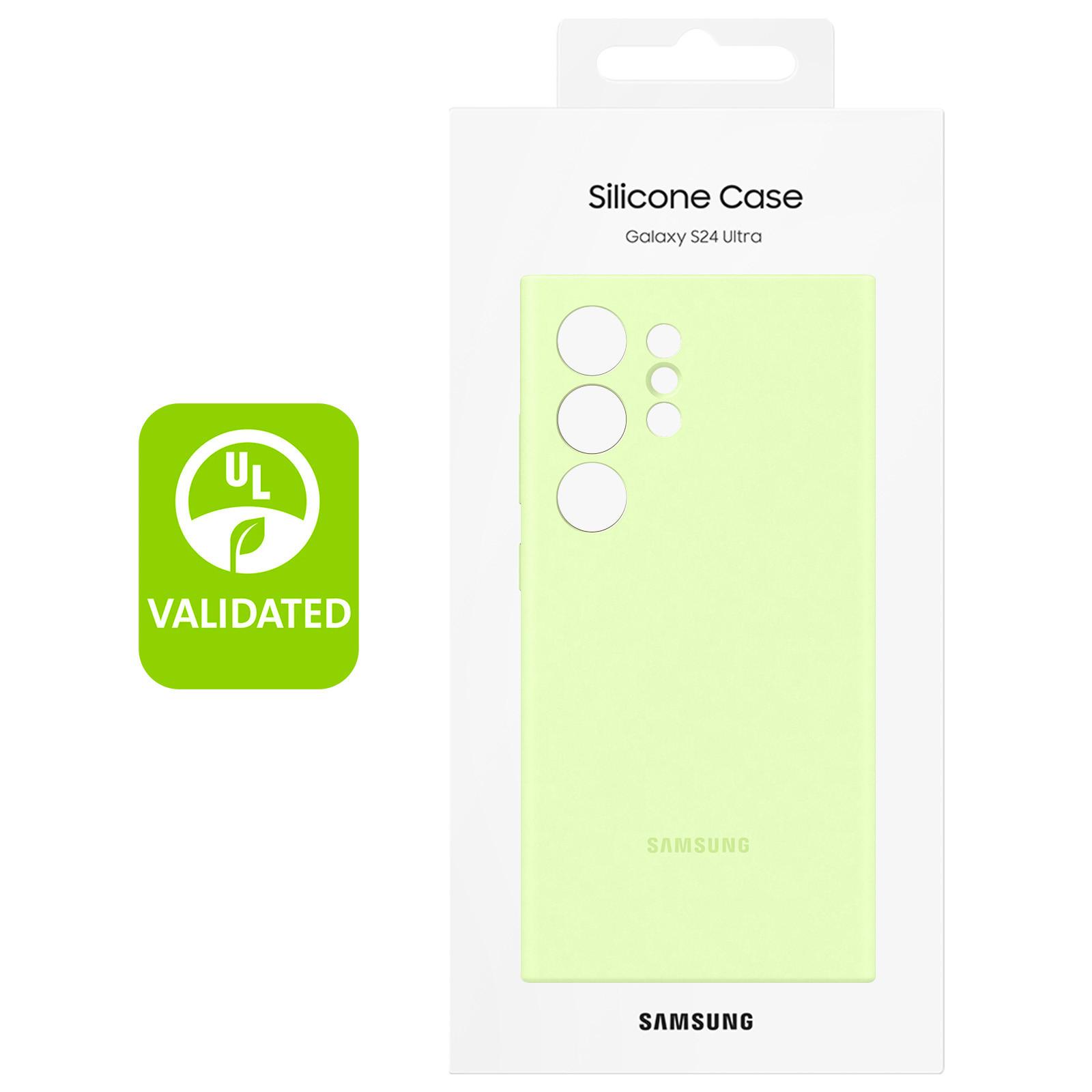 SAMSUNG Silicone Case Galaxy S24 Ultra Lime