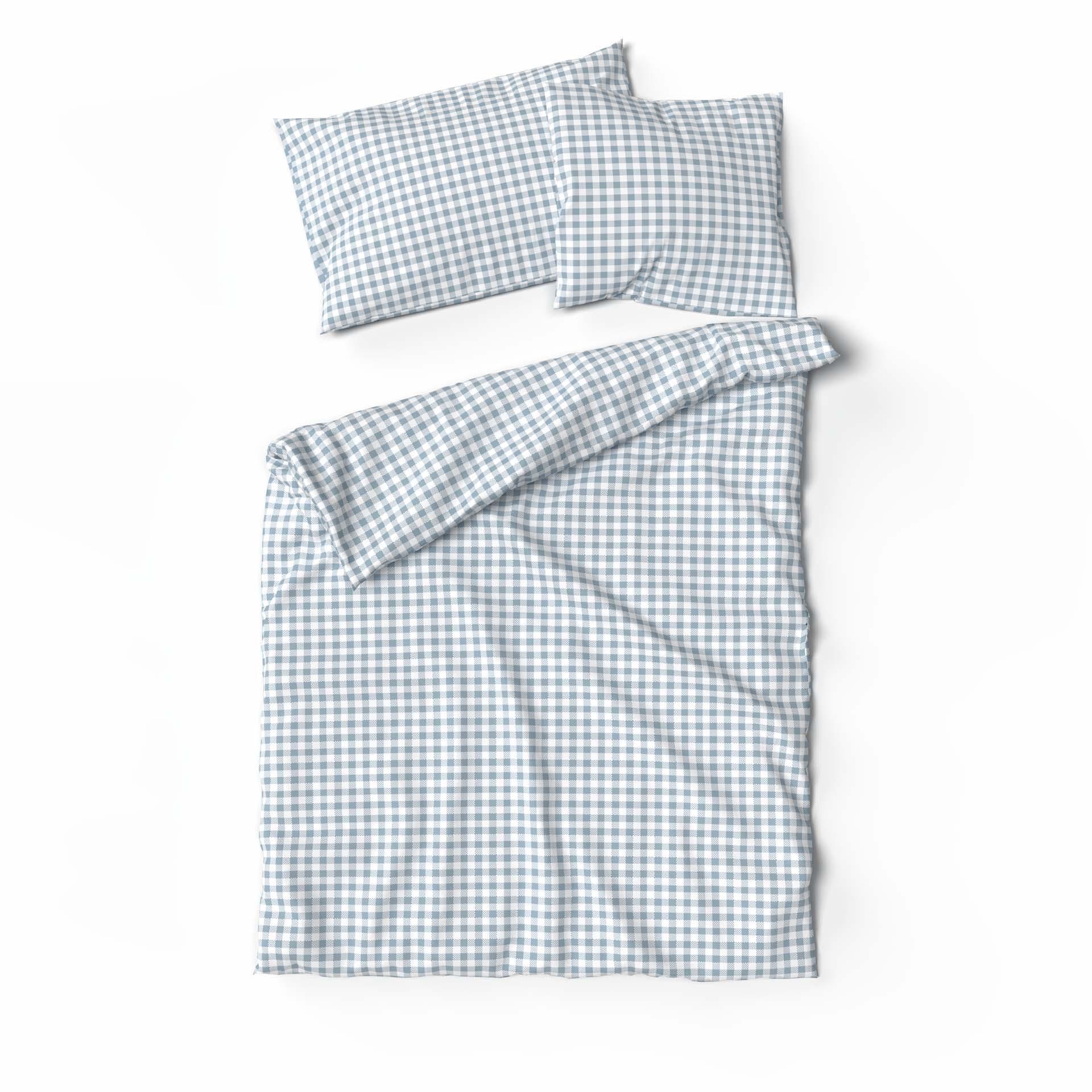 Lotus Bettwaren Lotus Duvetbezug Renforcé Kölsch rauchblau