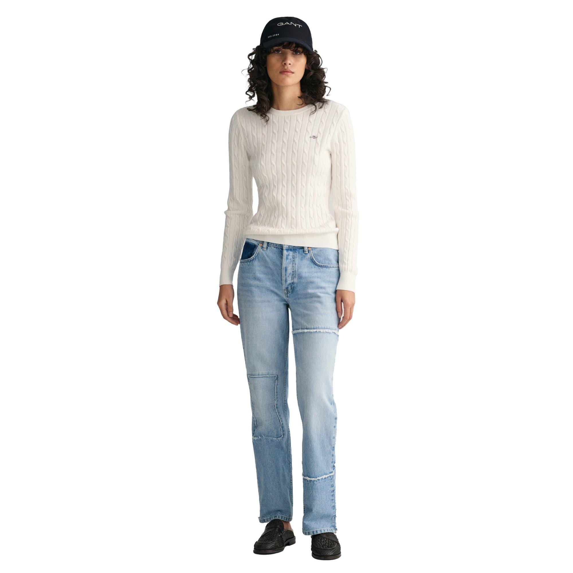 GANT Strickpullover Figurbetont