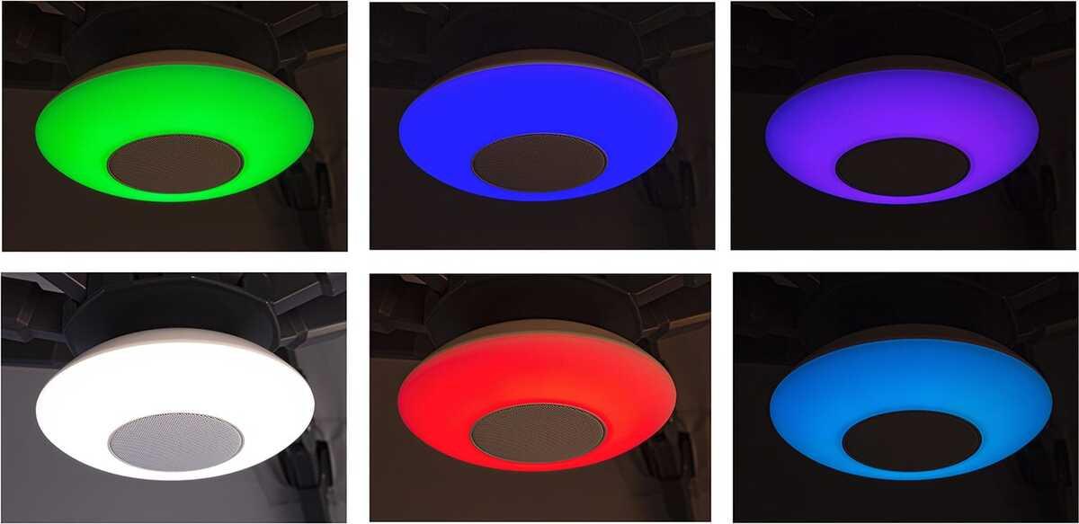 mutoni Lautsprecher mit Led-Leuchte für Sonnenschirm