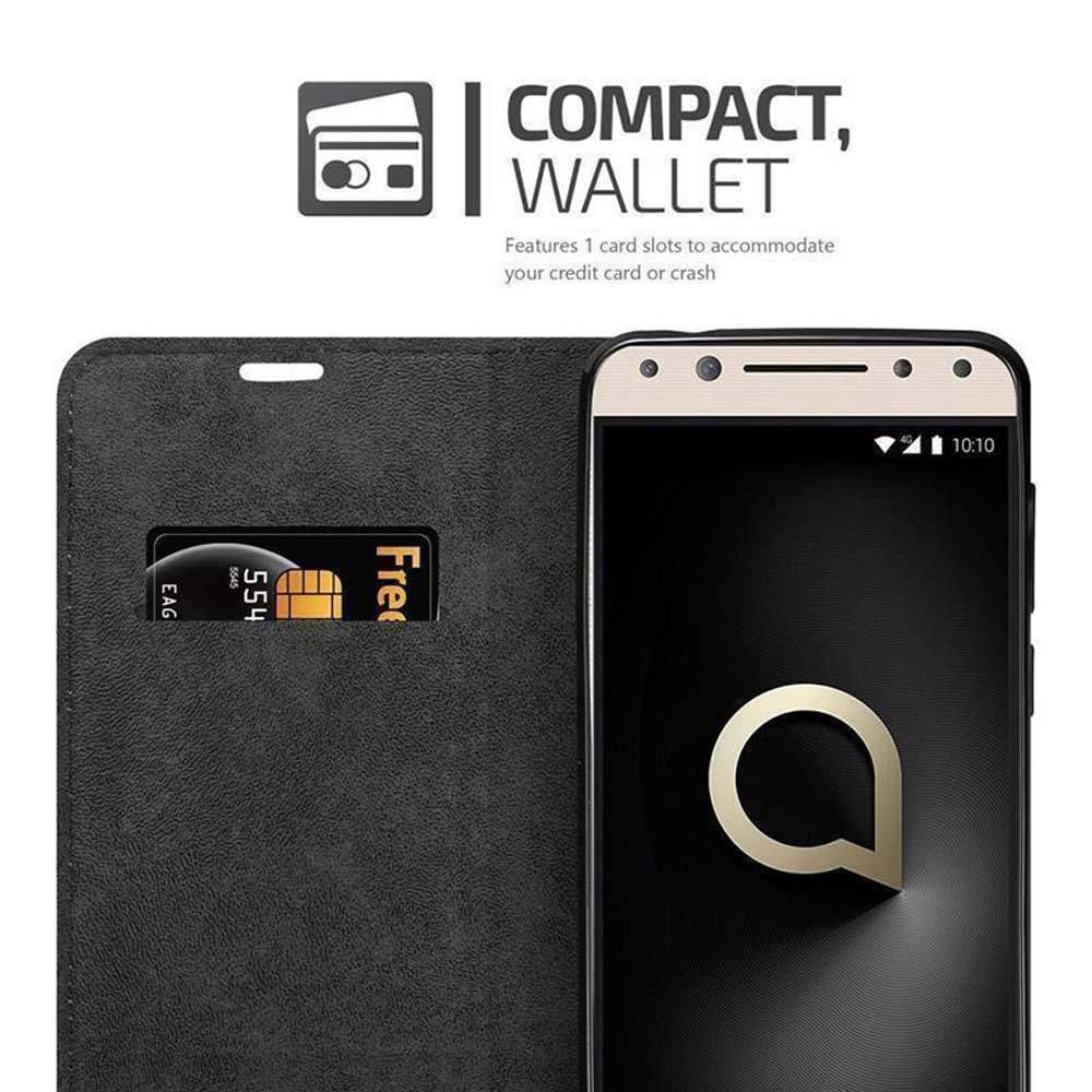 Cadorabo Hülle für Alcatel 5 Magnetverschluss, Kartenfach