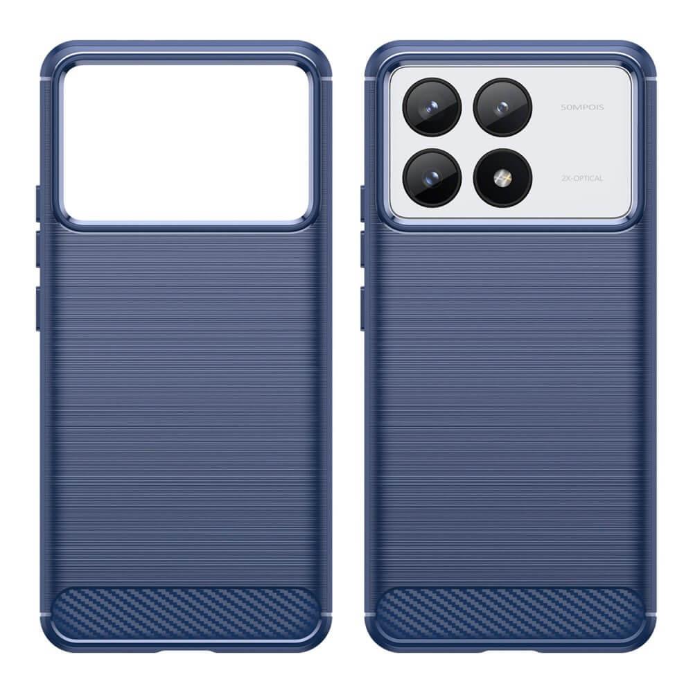 Cover-Discount Xiaomi Poco F6 Pro - Metall Carbon Look Hülle