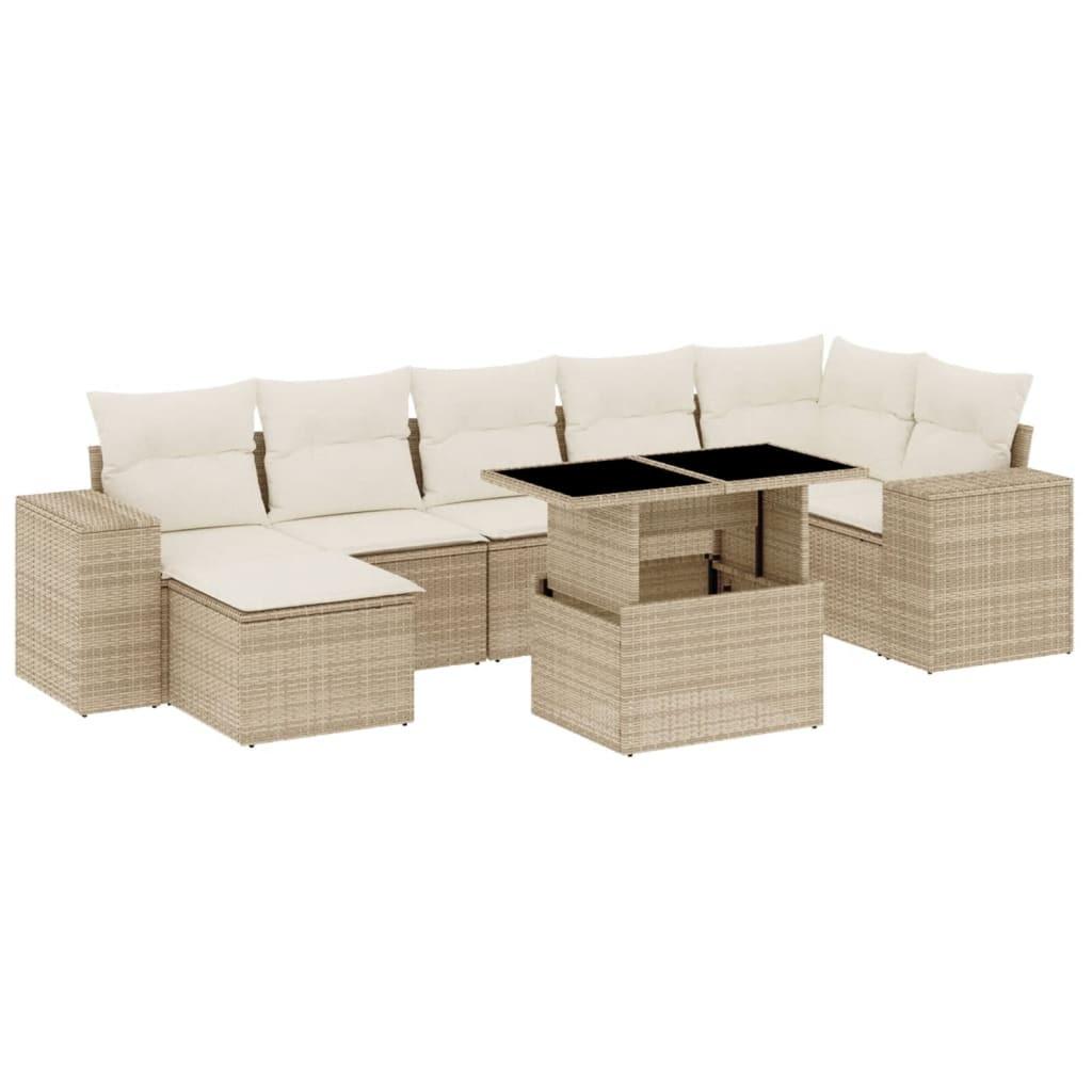VidaXL Garten sofagarnitur poly-rattan