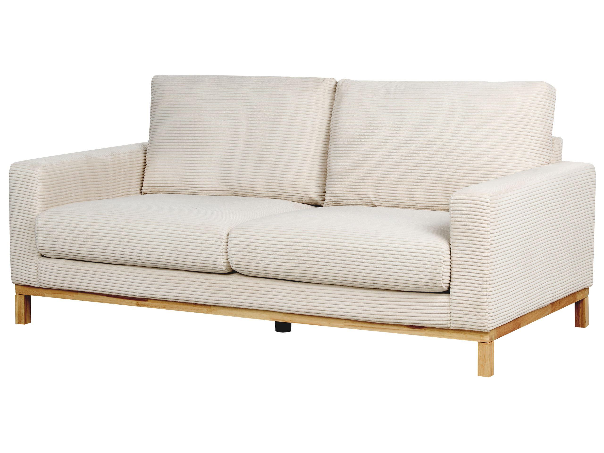 Beliani 2 Sitzer Sofa aus Cord Modern SIGGARD
