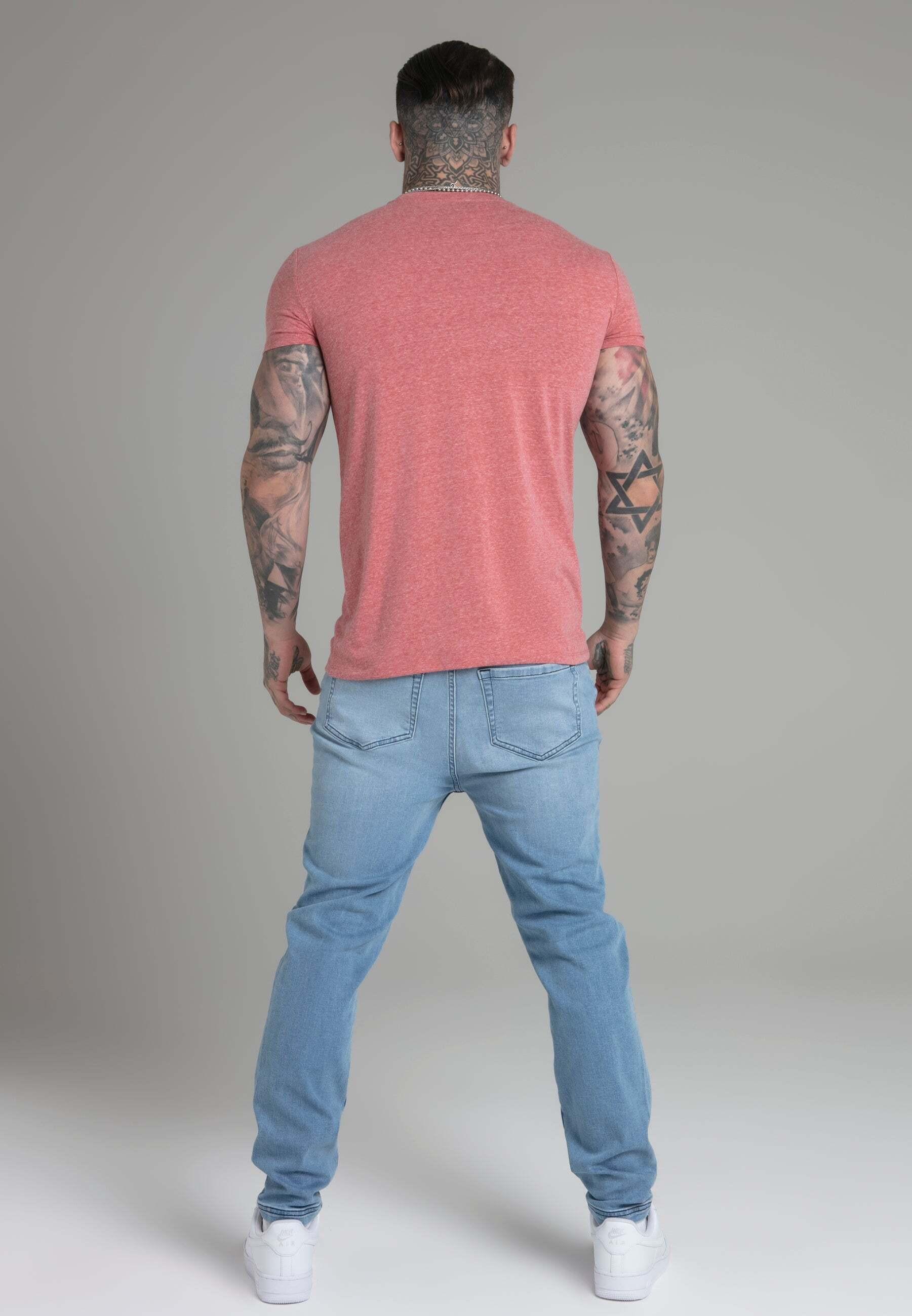 Sik Silk Marl T-Shirt Orange