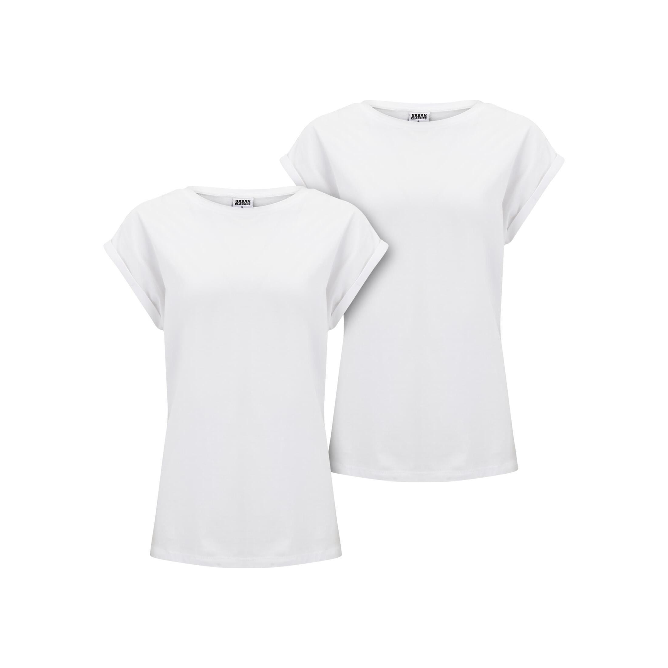 URBAN CLASSICS Damen T-Shirt 2er-Pack