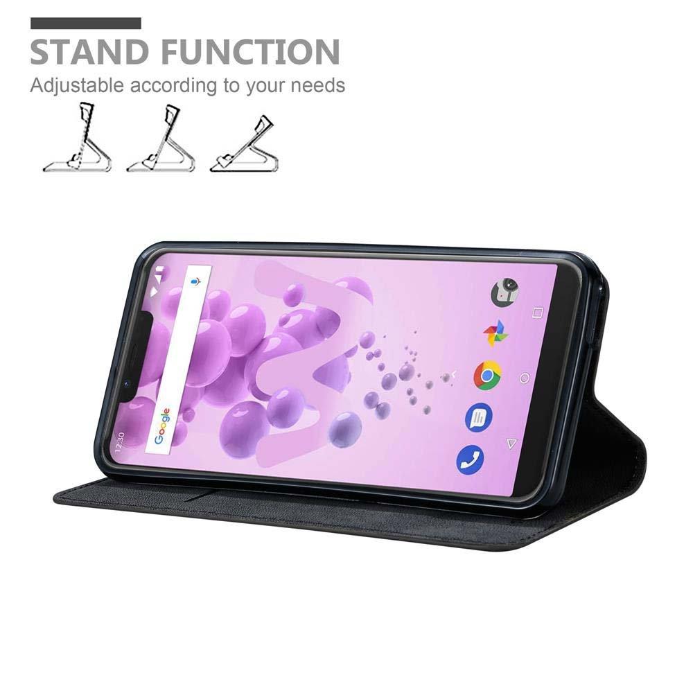 Cadorabo Hülle für WIKO VIEW 2 GO Magnetverschluss, Kartenfach