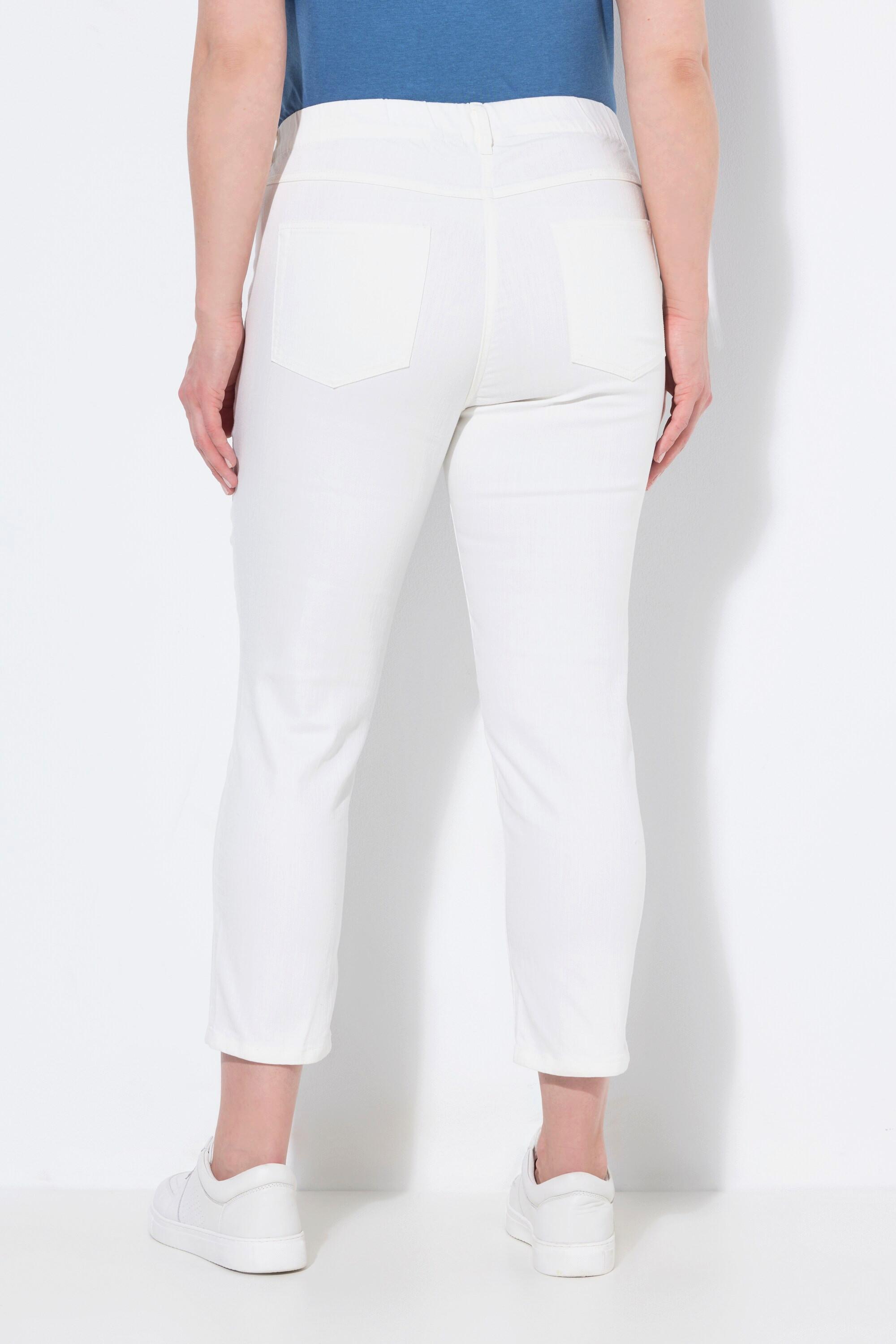 Ulla Popken 7/8-Jeggings Sienna, Elastikbund, schmales Bein