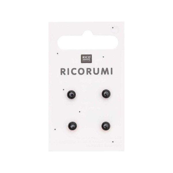 RICO-Design Knöpfe Knopfaugen mit Steg