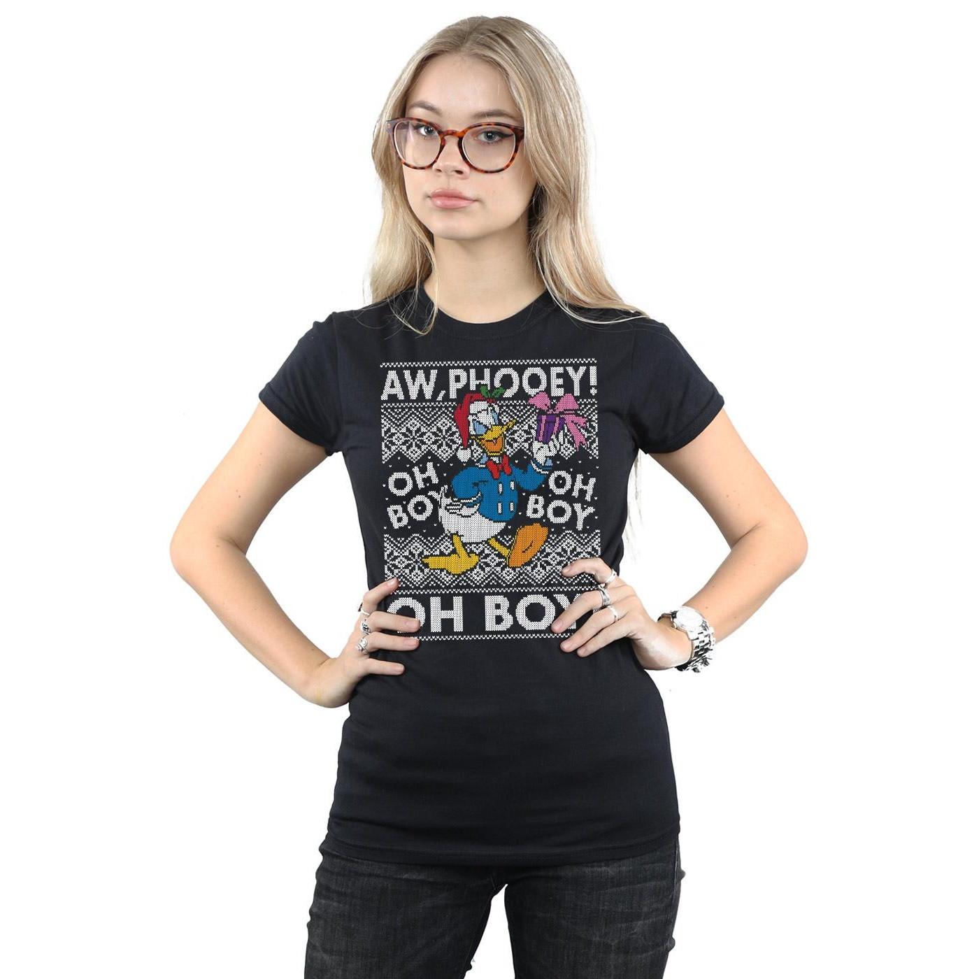 Disney Donald Duck Weihnachts Print T-Shirt