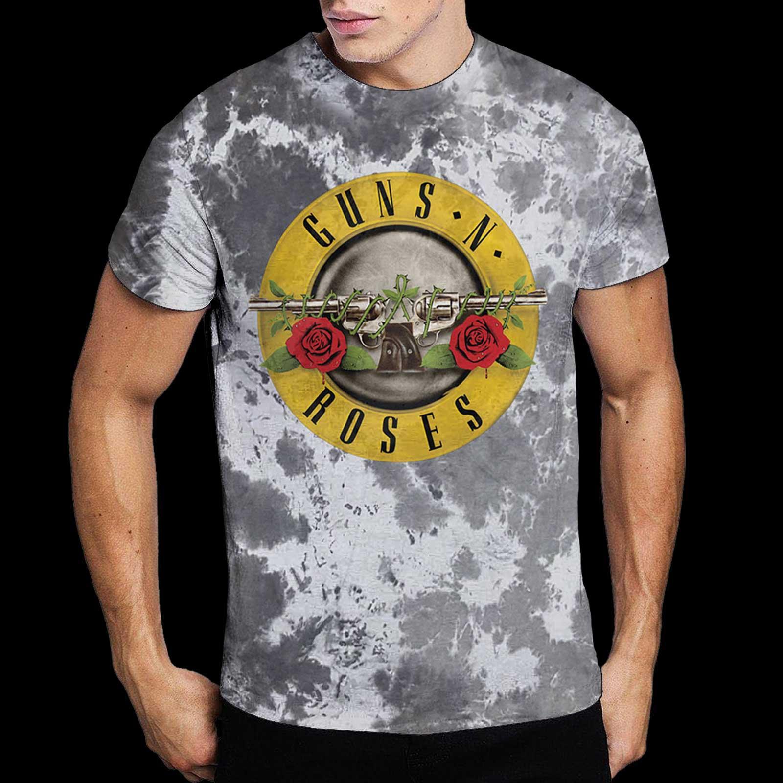 Guns N Roses Guns N' Roses Logo Dip-Dye T-Shirt