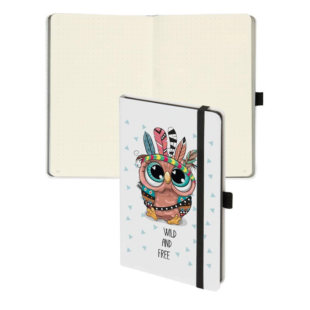 Biella Notizbuch Kompagnon White Trend 2023, 12,5 x 19,5 cm, punktiert