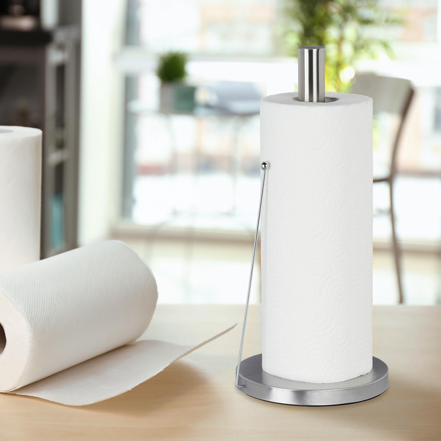 B2X Küchenrollenhalter aus Edelstahl stehend
