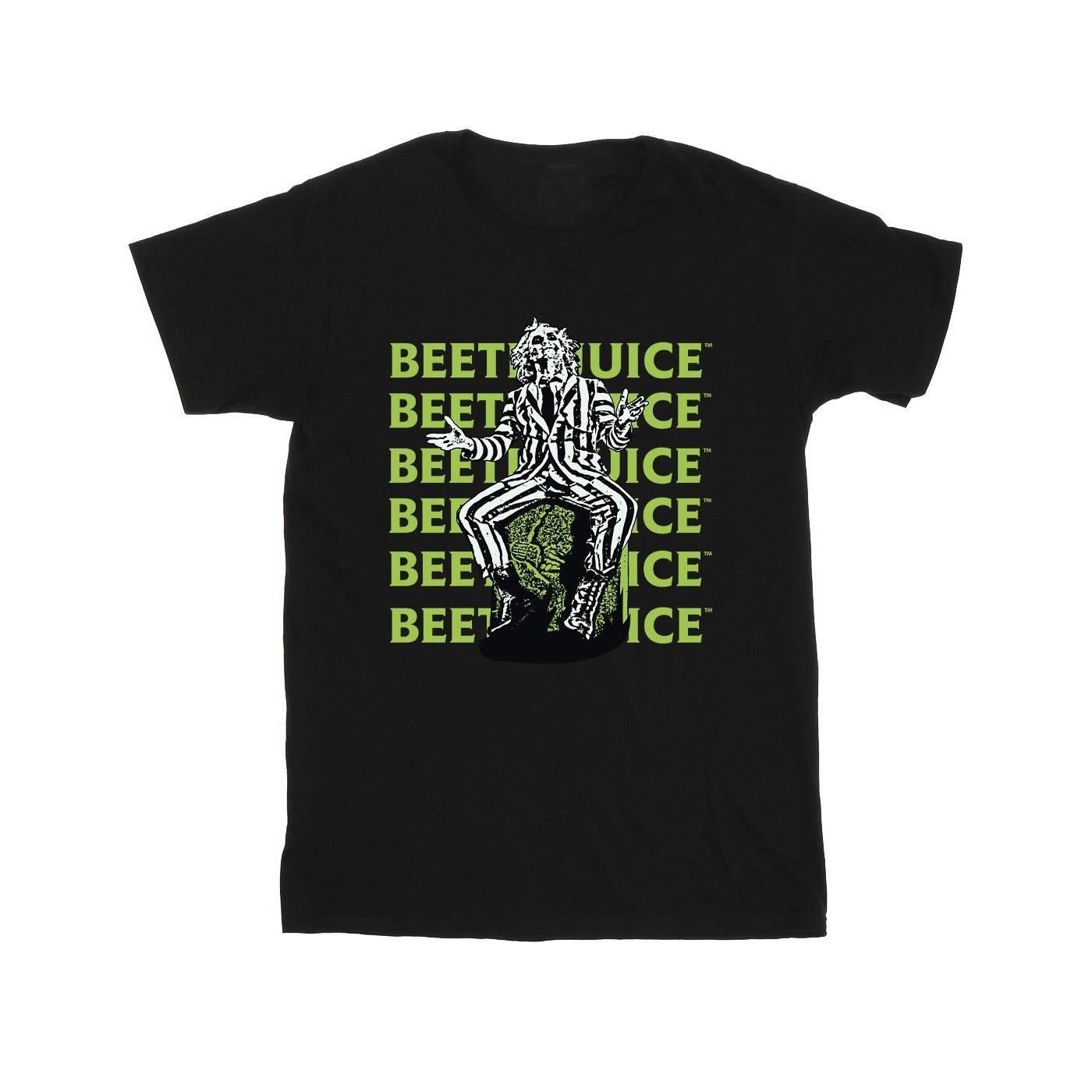Beetlejuice Stacked Logo T-Shirt