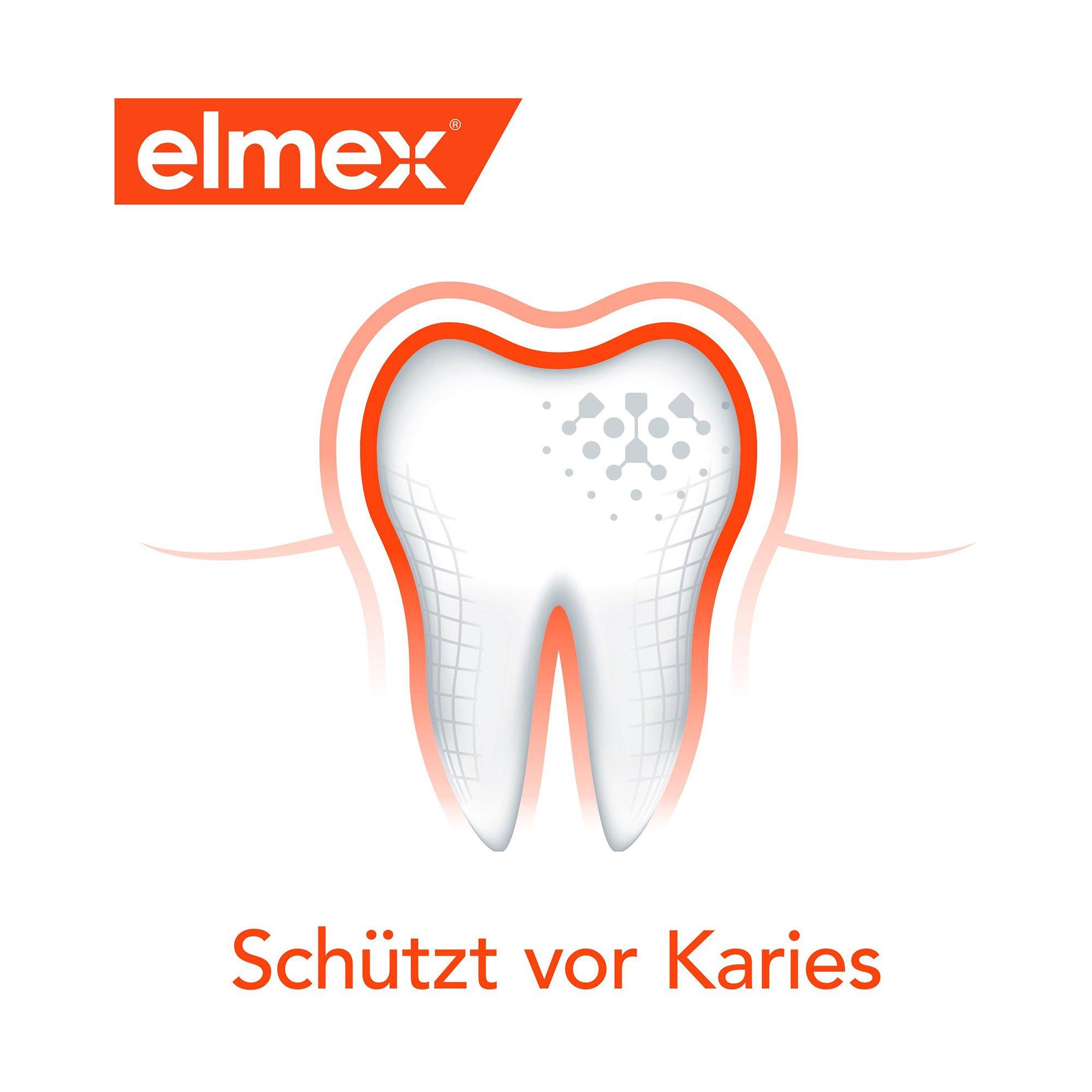 elmex TRAVEL-SET Travel Set, 2x 12 Ml Kariesschutz Zahnpasta Mit Reise-Zahnbürste