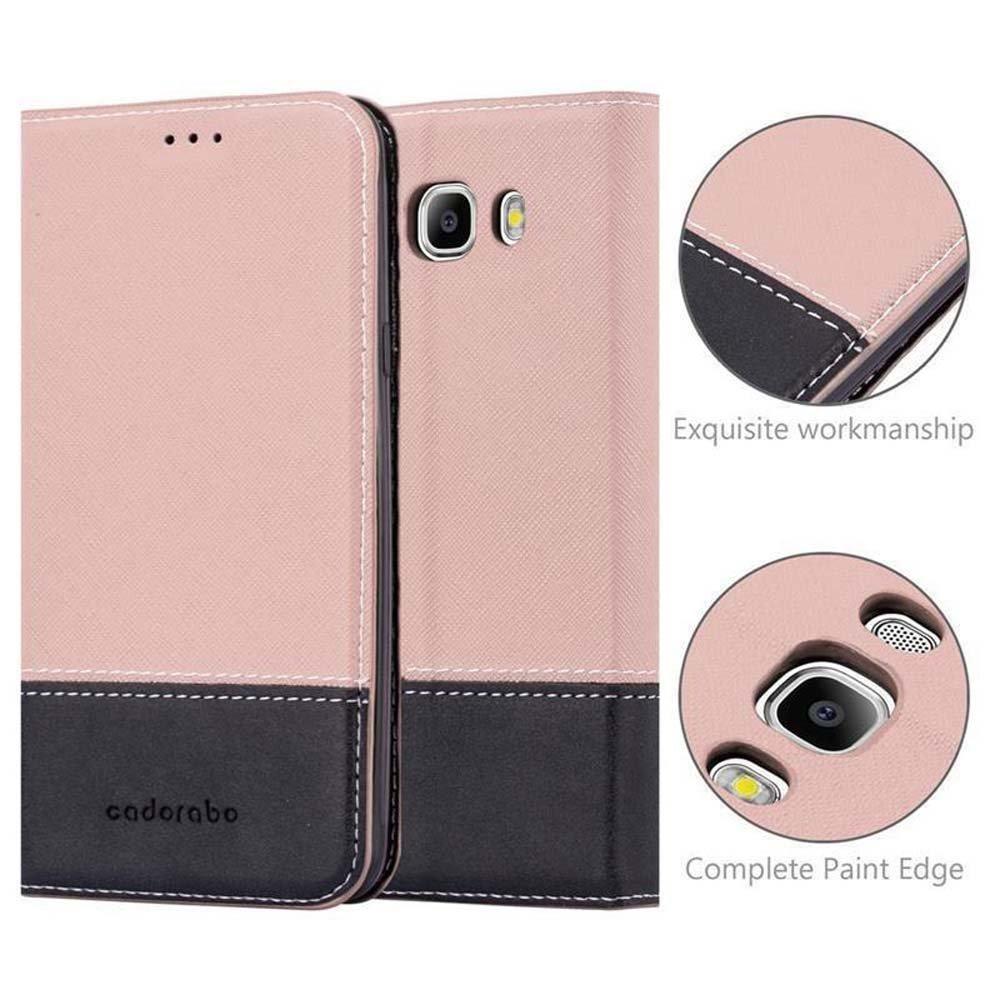 Cadorabo Hülle für Samsung Galaxy J7 2016 Magnetverschluss, Standfunktion