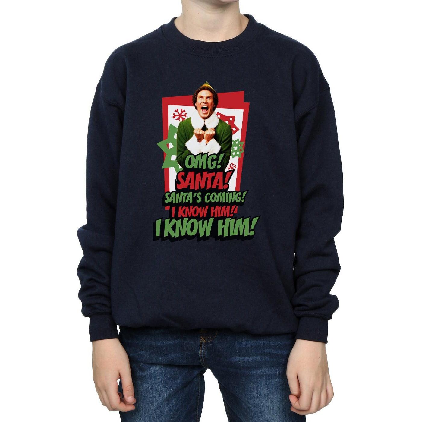 Elf OMG Santa Sweatshirt