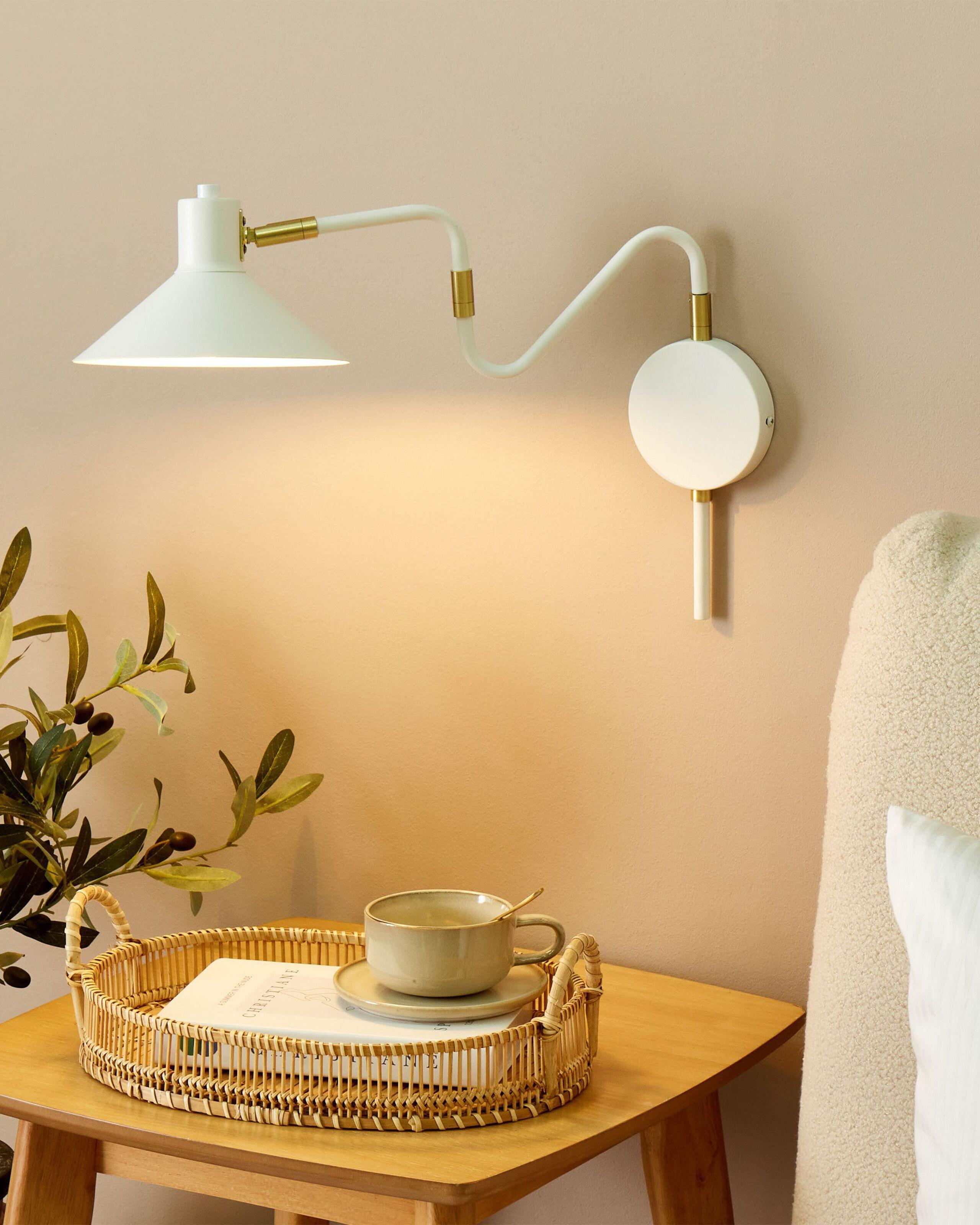 Beliani Wandlampe aus Stahl Retro BALIEM