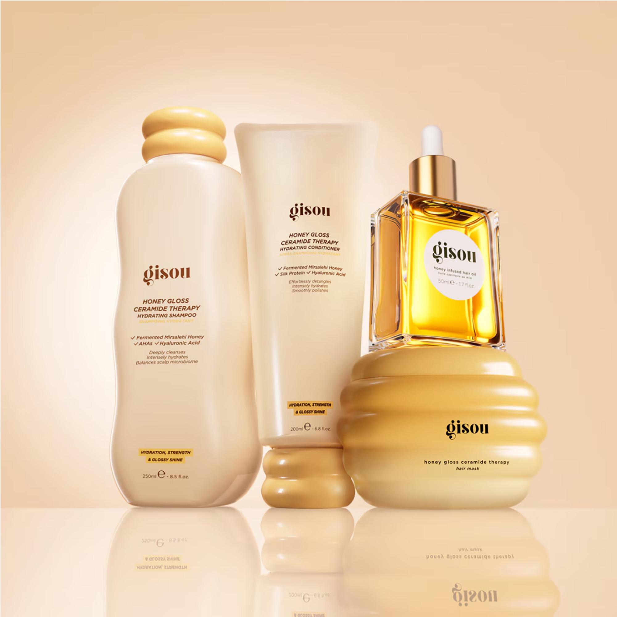 GISOU Honey Gloss Ceramide Therapy - Feuchtigkeitsspendendes Shampoo