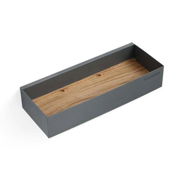 Forster Home Magnetisches Vorratsregal inkl. 3 Glasbehältern Eiche