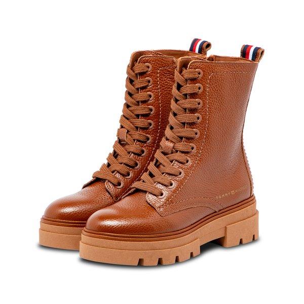 TOMMY HILFIGER MONOCROMATIC LACE UP BOOT Schnürstiefelette