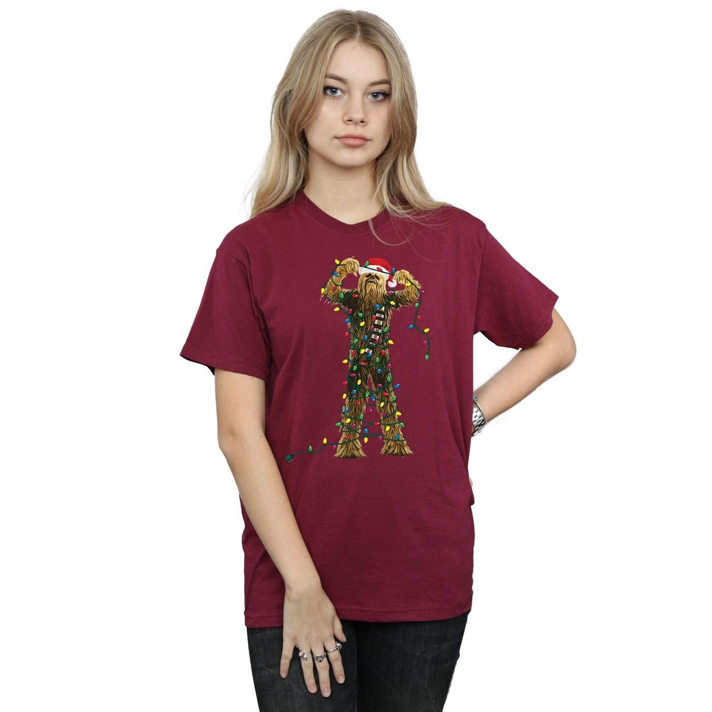 STAR WARS Christmas Chewbacca Loose Fit T-Shirt