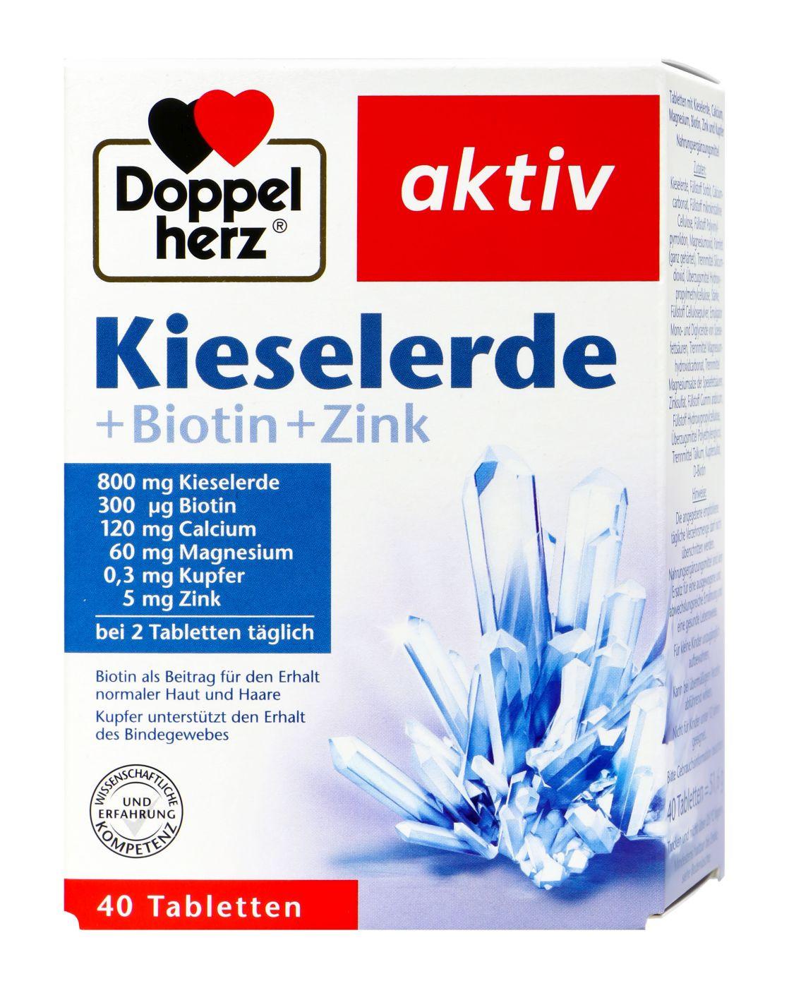 Doppelherz Kieselerde Biotin Zink