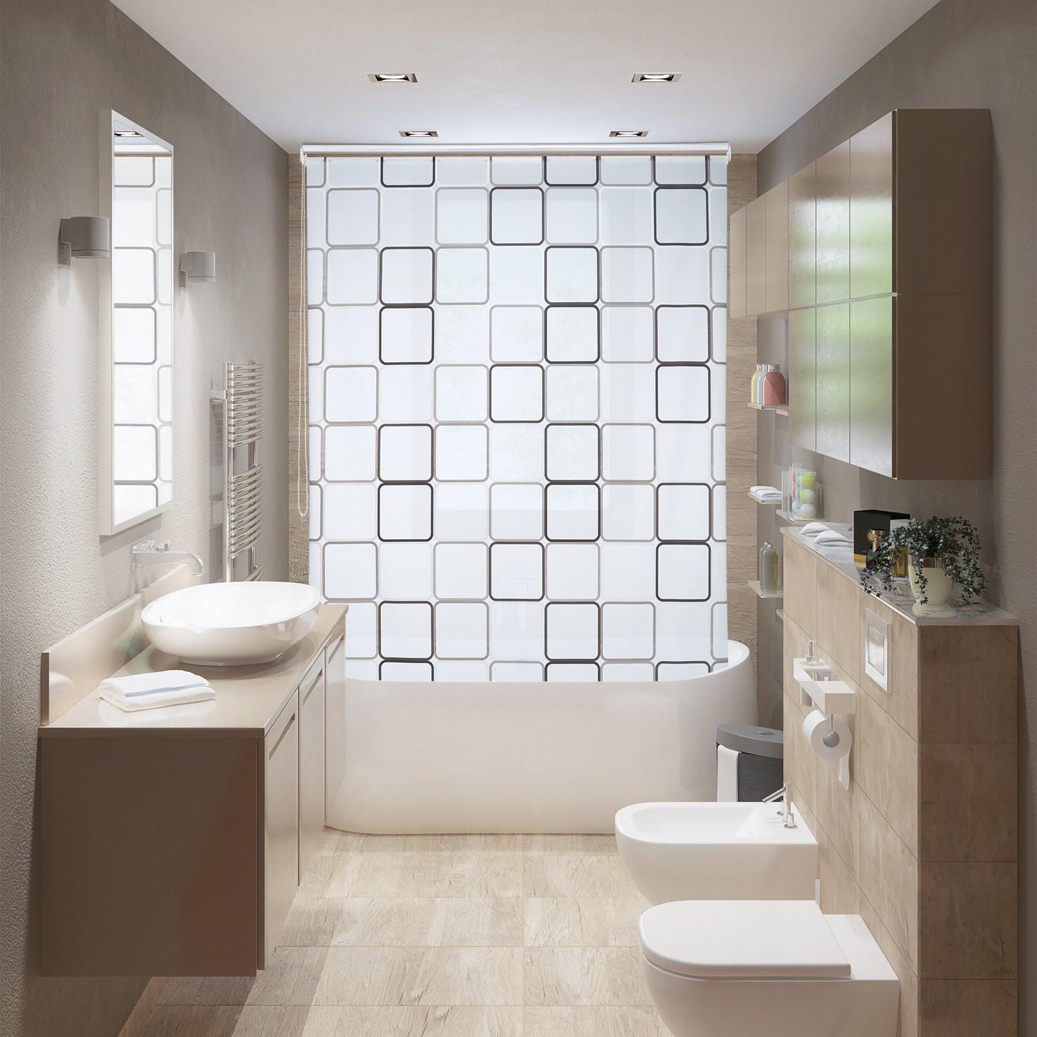 B2X Rollo für Dusche SQUARE