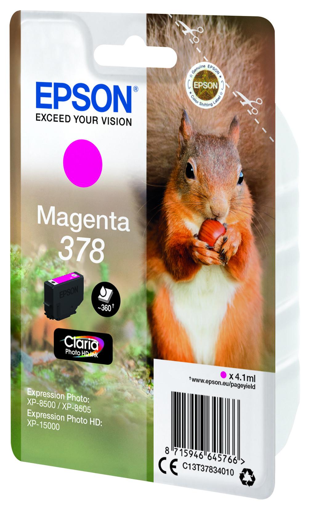 EPSON EPSON Tintenpatrone 378 magenta T378340 XP-8500/8505/15000 360 Seiten