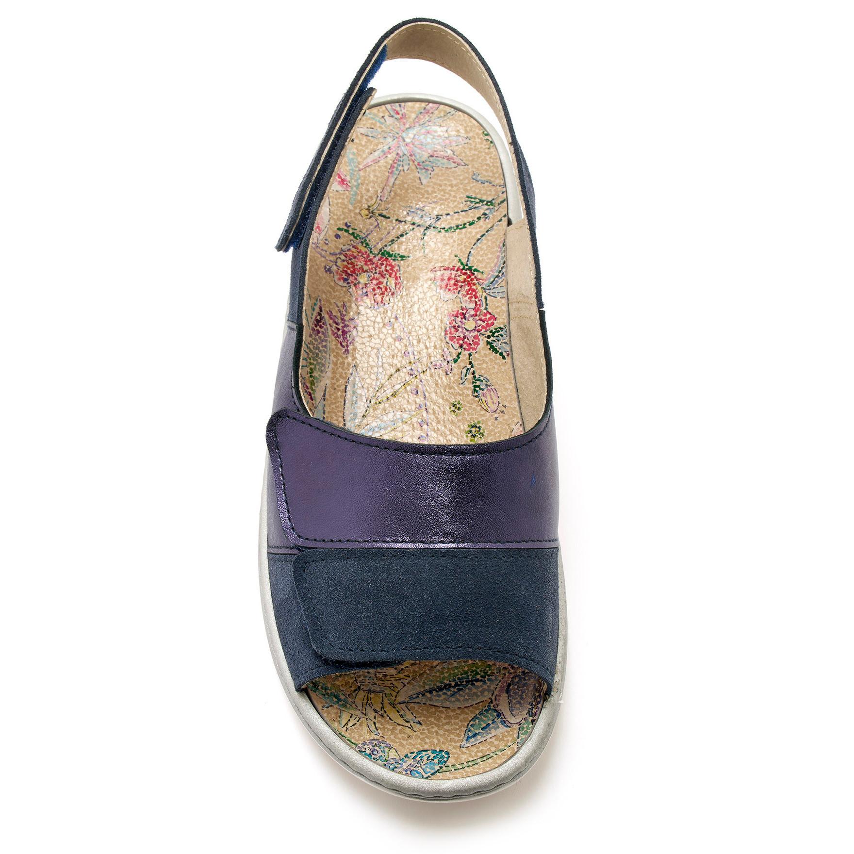 Pédiconfort Klettverschluss-Sandalen Frau